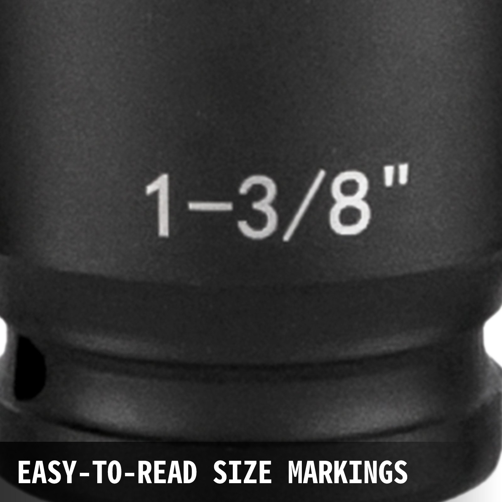 1/2" Impact Socket Set, 43-Piece Metric 9-30mm, Standard/Deep 6-Point Sockets - Picture 4 of 10
