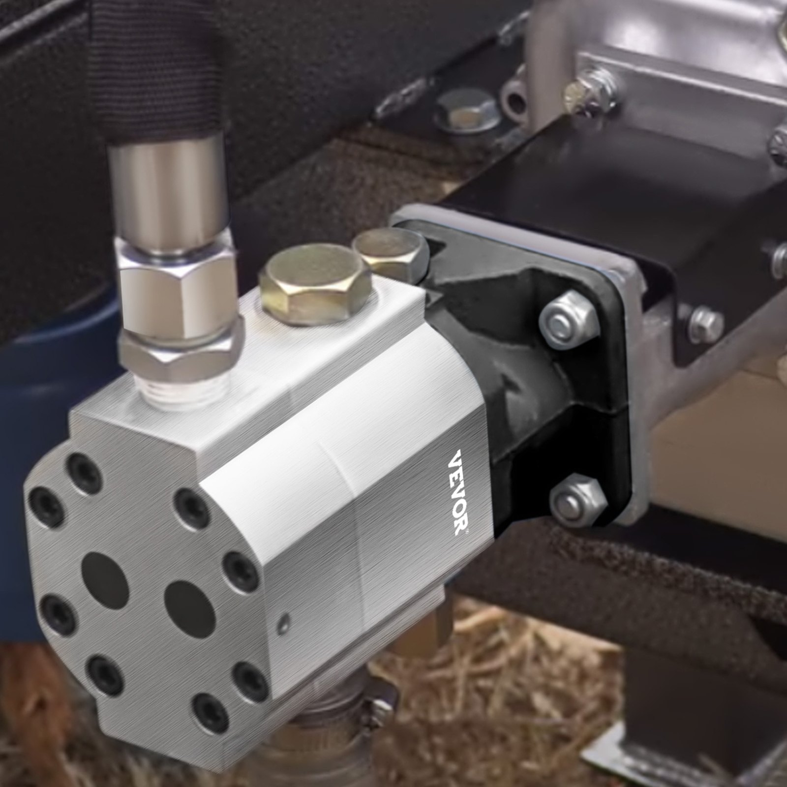 13 GPM Hydraulic Wood Splitter Pump, 2-Stage, 3000 PSI, 3600 RPM Aluminum Pump - Picture 6 of 11