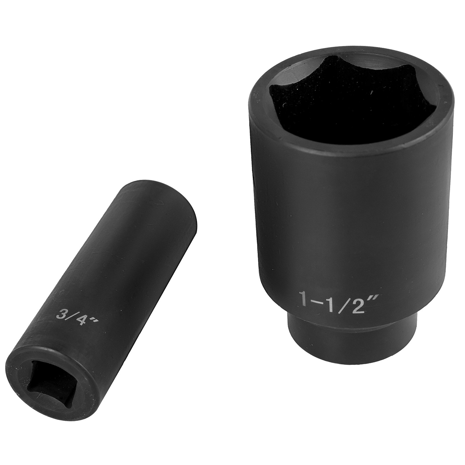 1/2" Impact Socket Set, 19-Piece, Deep 6-Point Cr-V, 3/8" to 1-1/2" with Case - Bild 10 von 10