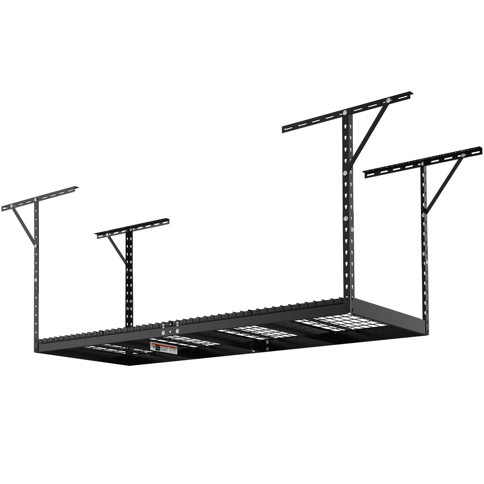 Overhead Garage Storage Rack, 3x8 Garage Ceiling Storage Racks, 22''-40"(Black)