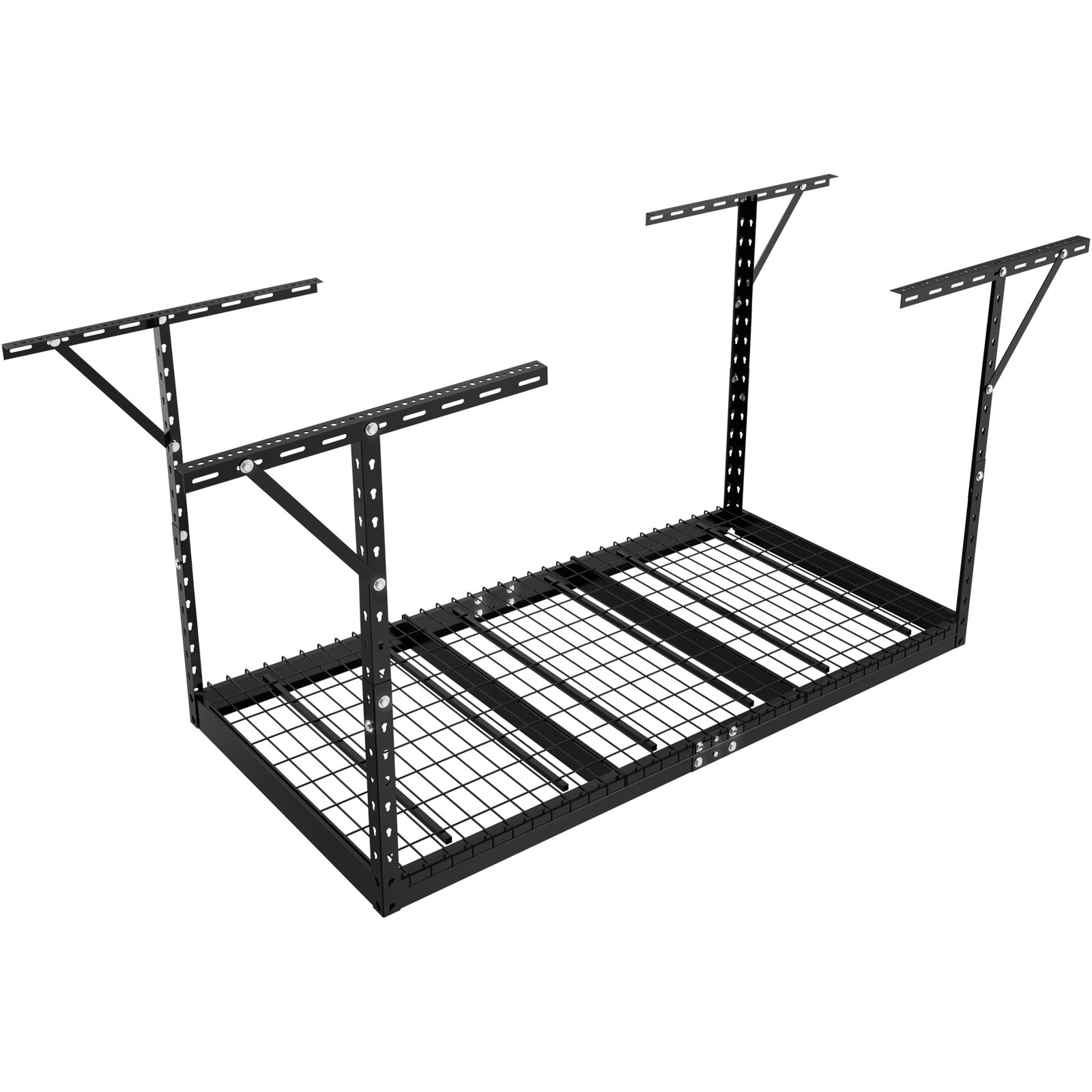 VEVOR Overhead Garage Storage Rack | Heavy Duty Adjustable Steel Racks