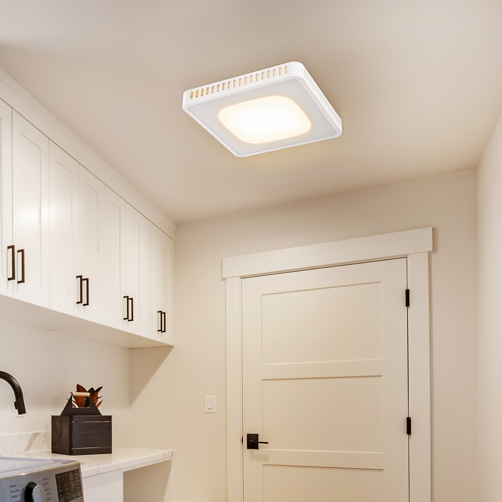 VEVOR Bathroom Exhaust Fan, 8 LED Colors, For Various Ceilings - Bild 7 von 10