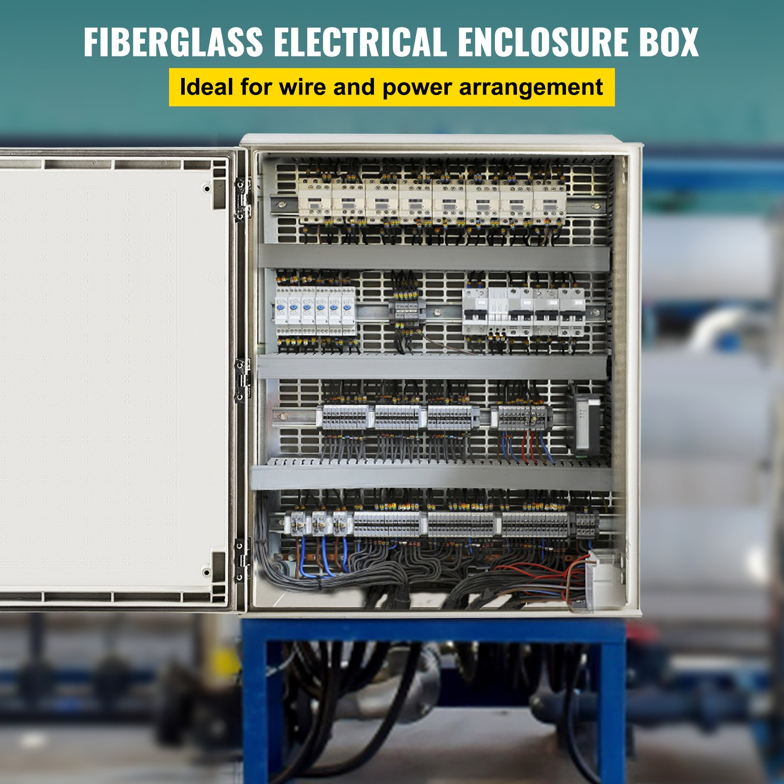 NEMA Steel Enclosure, with Mounting Plate(60 x 50 x 23 cm)