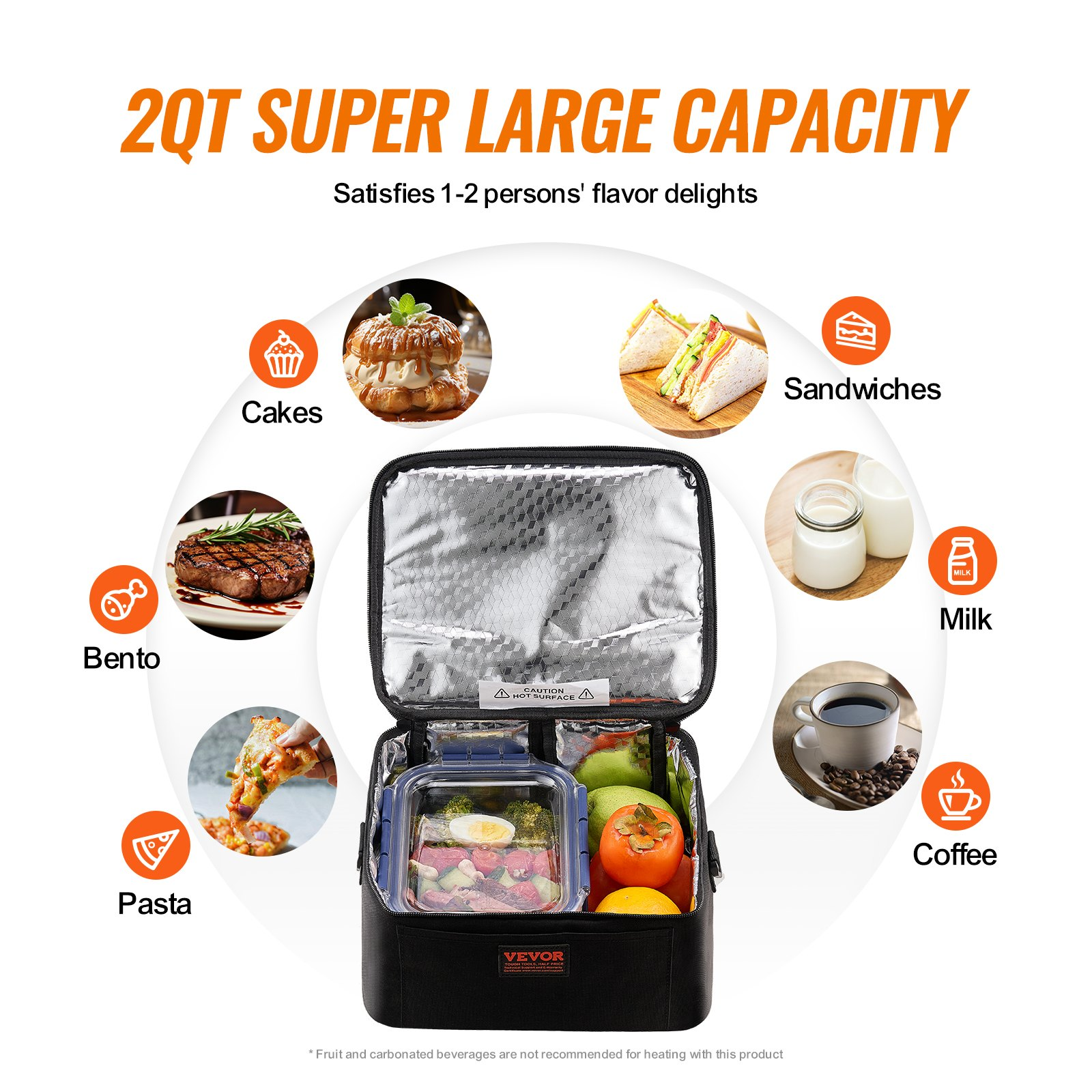 Portable Oven - Convenient 12V Car Food Warmer for Camping and Travel