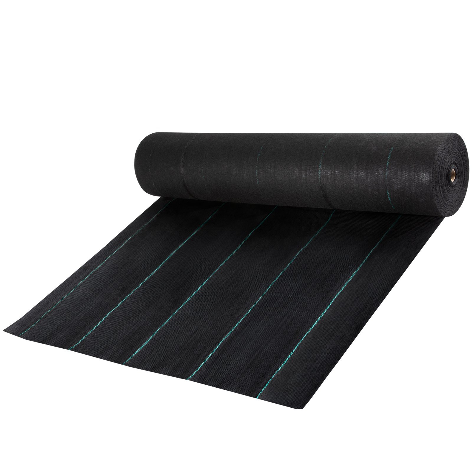 Weed Barrier, 5.8oz Landscape Fabric, Black