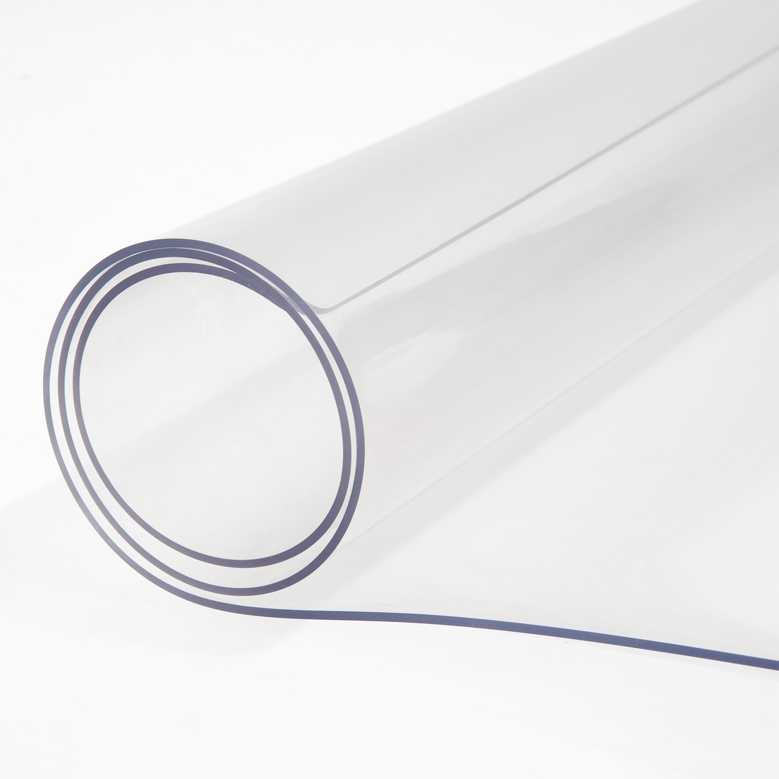 Plastic Table Cover 42 x 78 Inch, 1.5 mm Thick Clear Table Protector, Rectangle