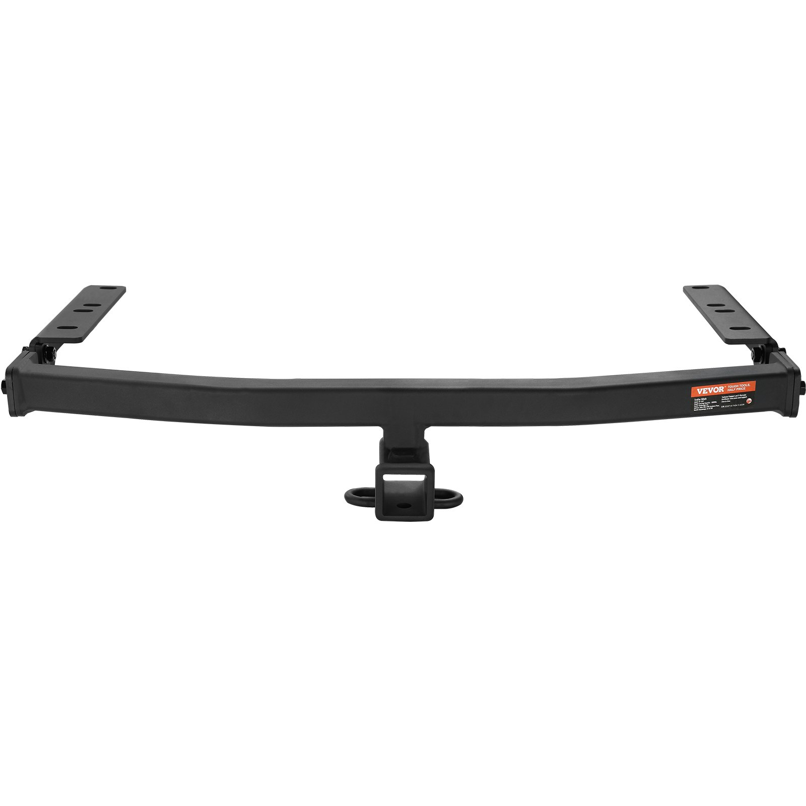 Black Class 3 Trailer Hitch - 2-Inch Receiver, Q455B Steel Tube Frame - Compatib