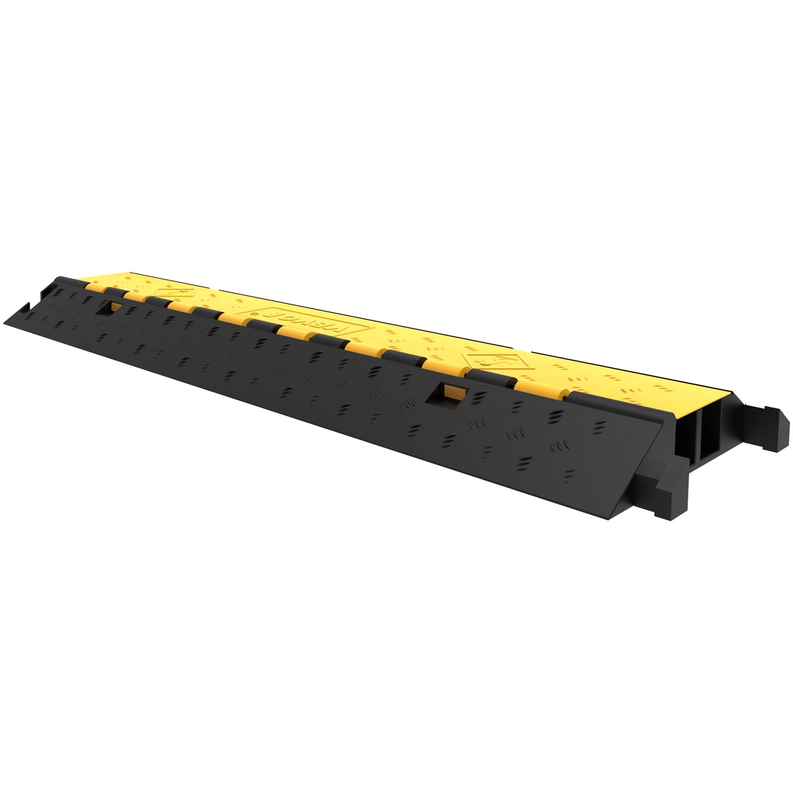 VEVOR 5 Pack Rubber Cable Protector Ramp - Heavy Duty 66,000 lbs Load Capacity -