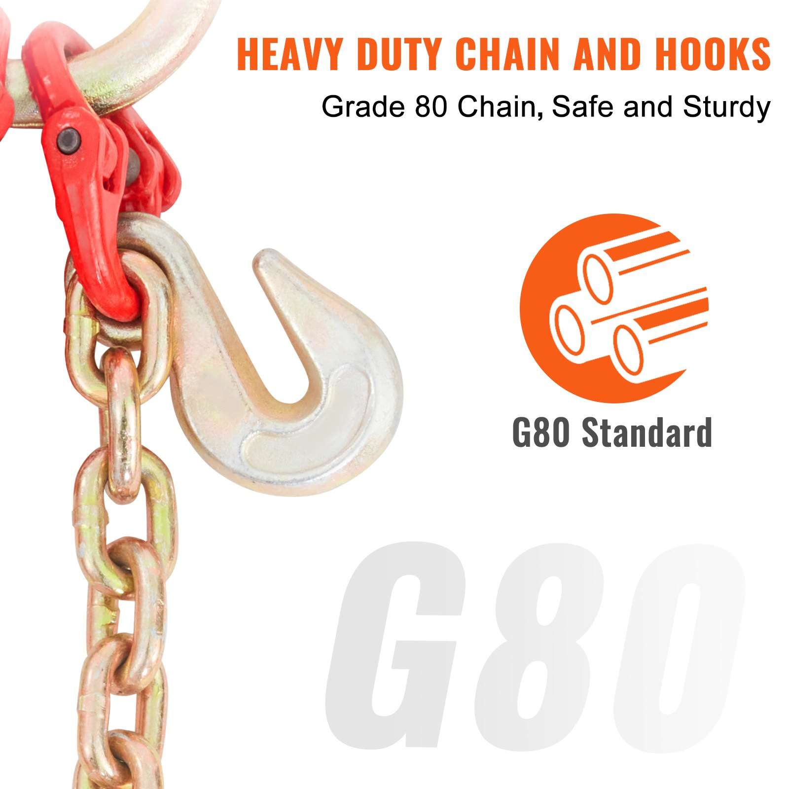 V-Chain Bridle, 9620 lbs Working Load Limit, for Lifting & Moving Activities - Picture 4 of 10