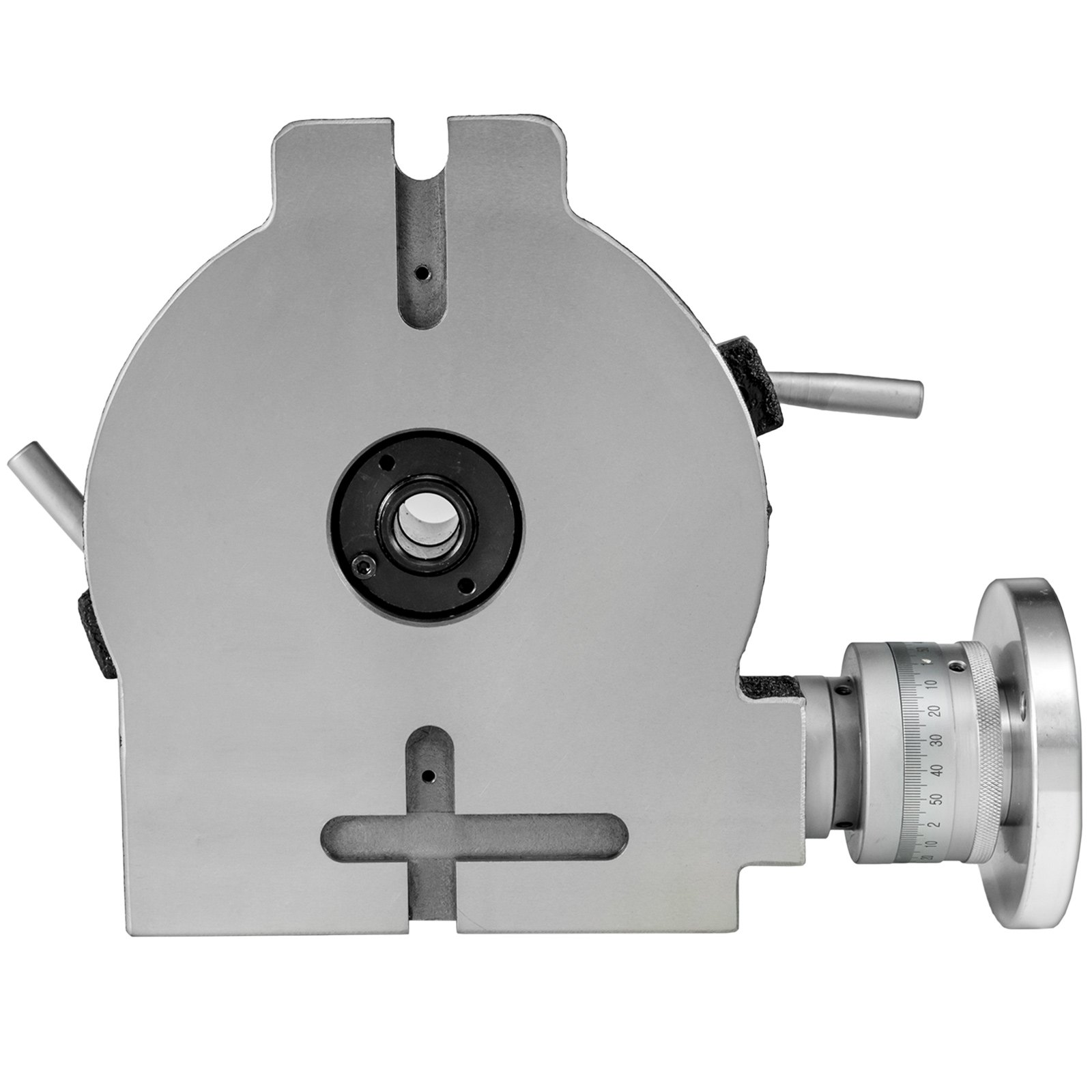 8" Rotary Table MT3 Horizontal Vertical 3-Slot 360° for Milling Machine