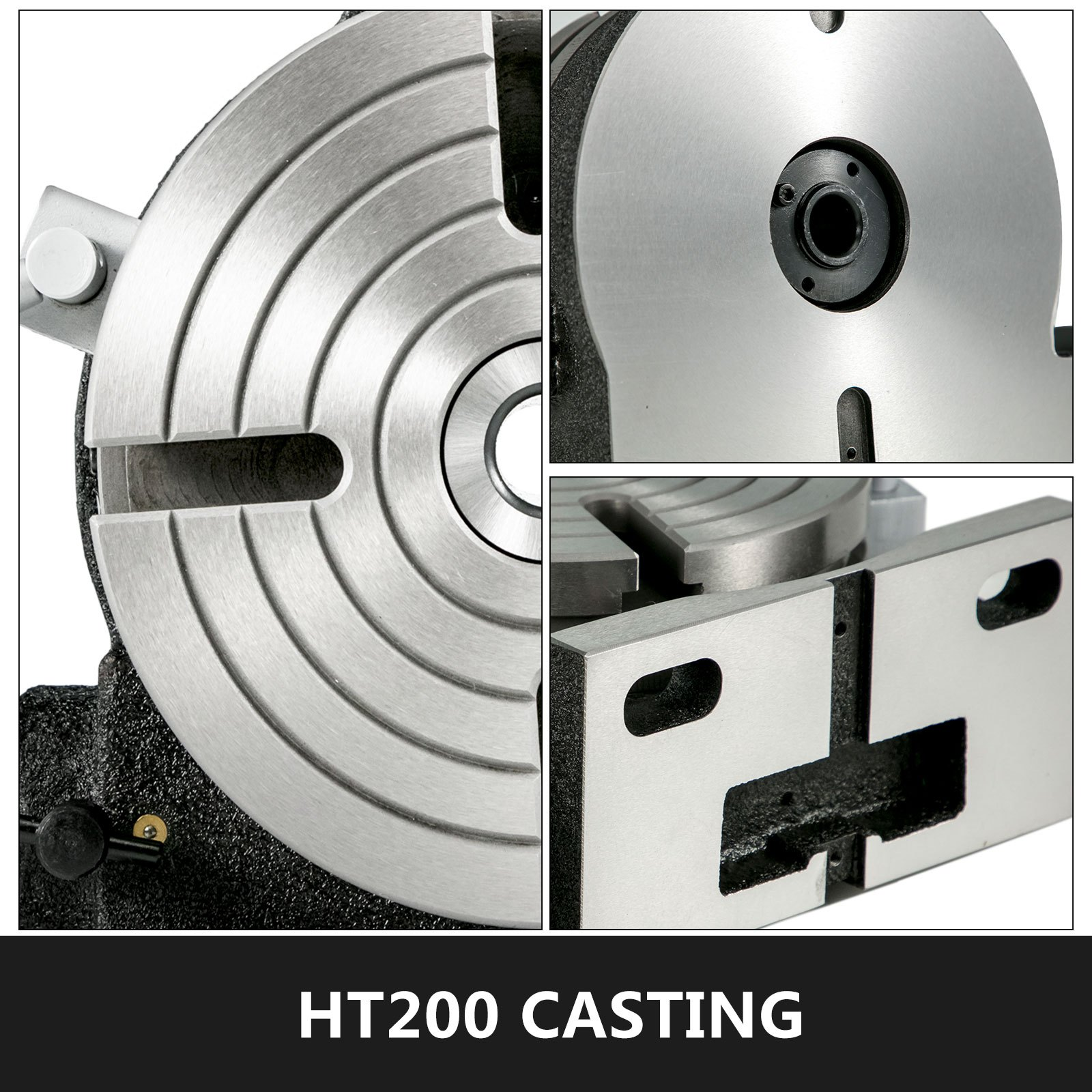 Rotary Table 8 Inch Horizontal Vertical HV8 Precision 3MT Milling Drilling Machi