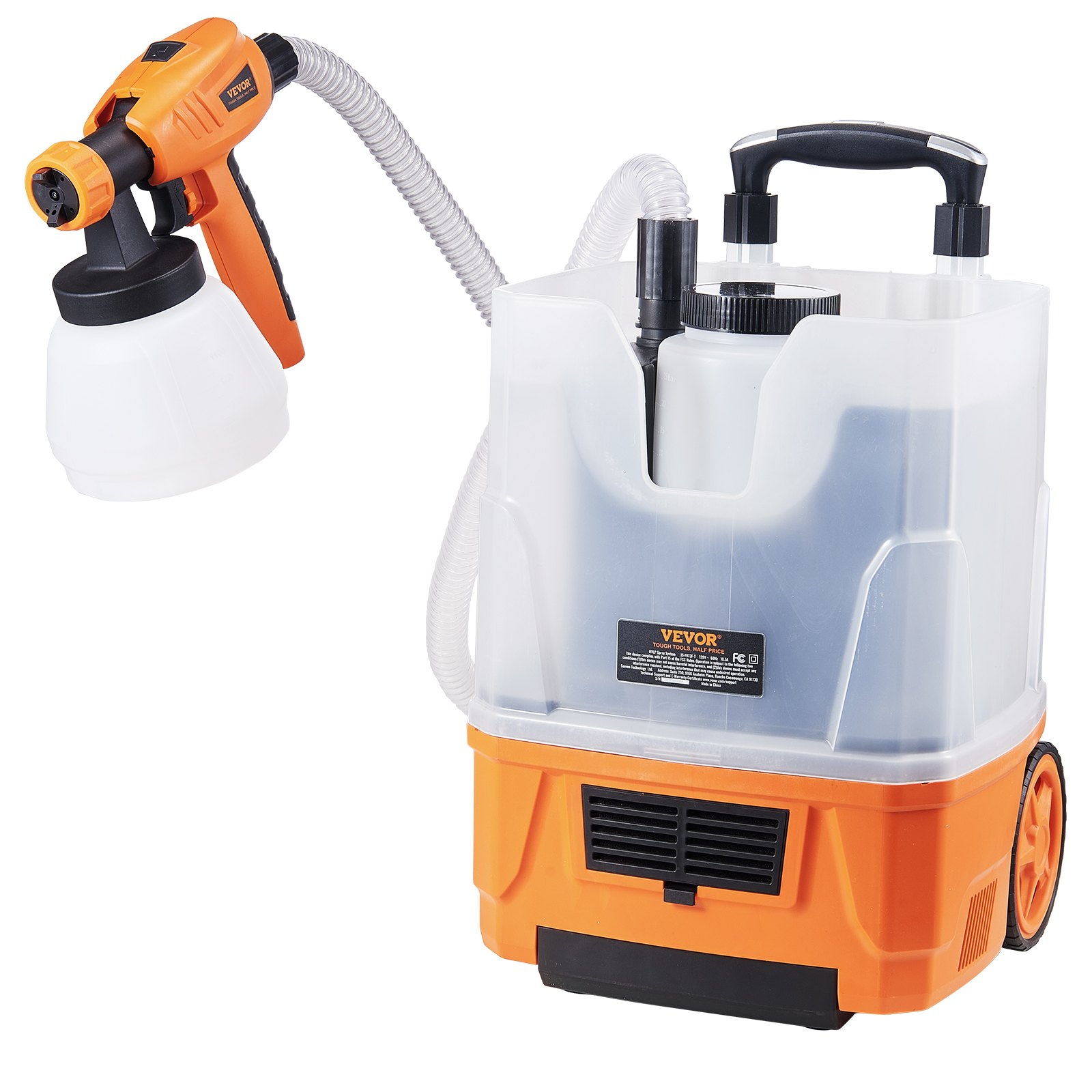 Paint Sprayer, 1300W Electric Spray Paint Gun with Air Hose, Fence - Picture 10 of 12