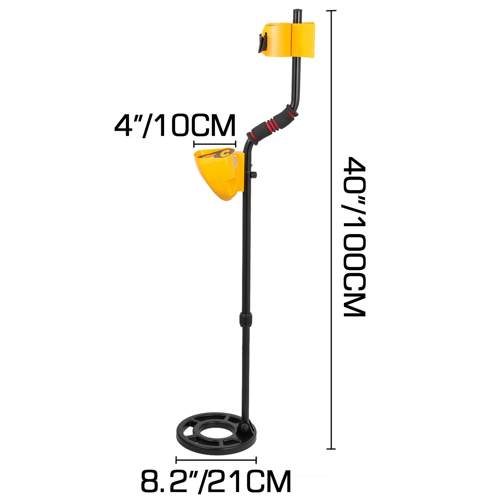 Waterproof Metal Detector, High Accuracy LCD Display, Underwater & Underground