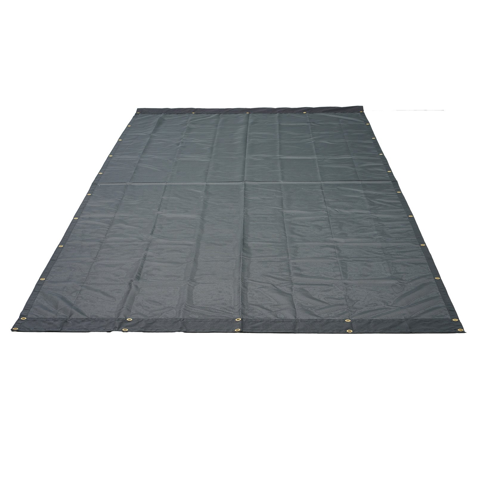 VEVOR Heavy Duty Dump Truck Mesh Tarp 7 x 14 ft - PVC Coated, Double Pocket 18oz