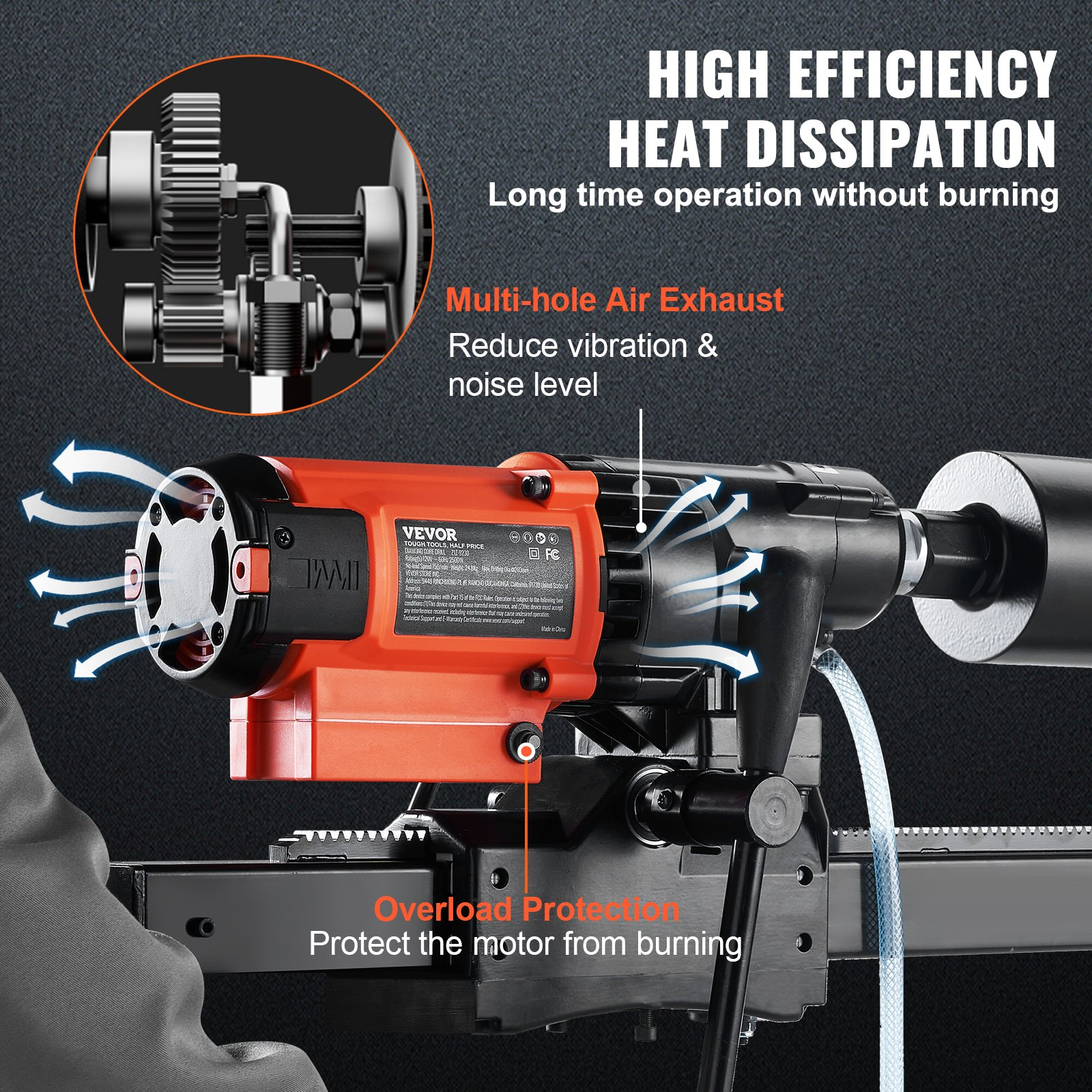 Diamond Core Drilling Machine, 2500W