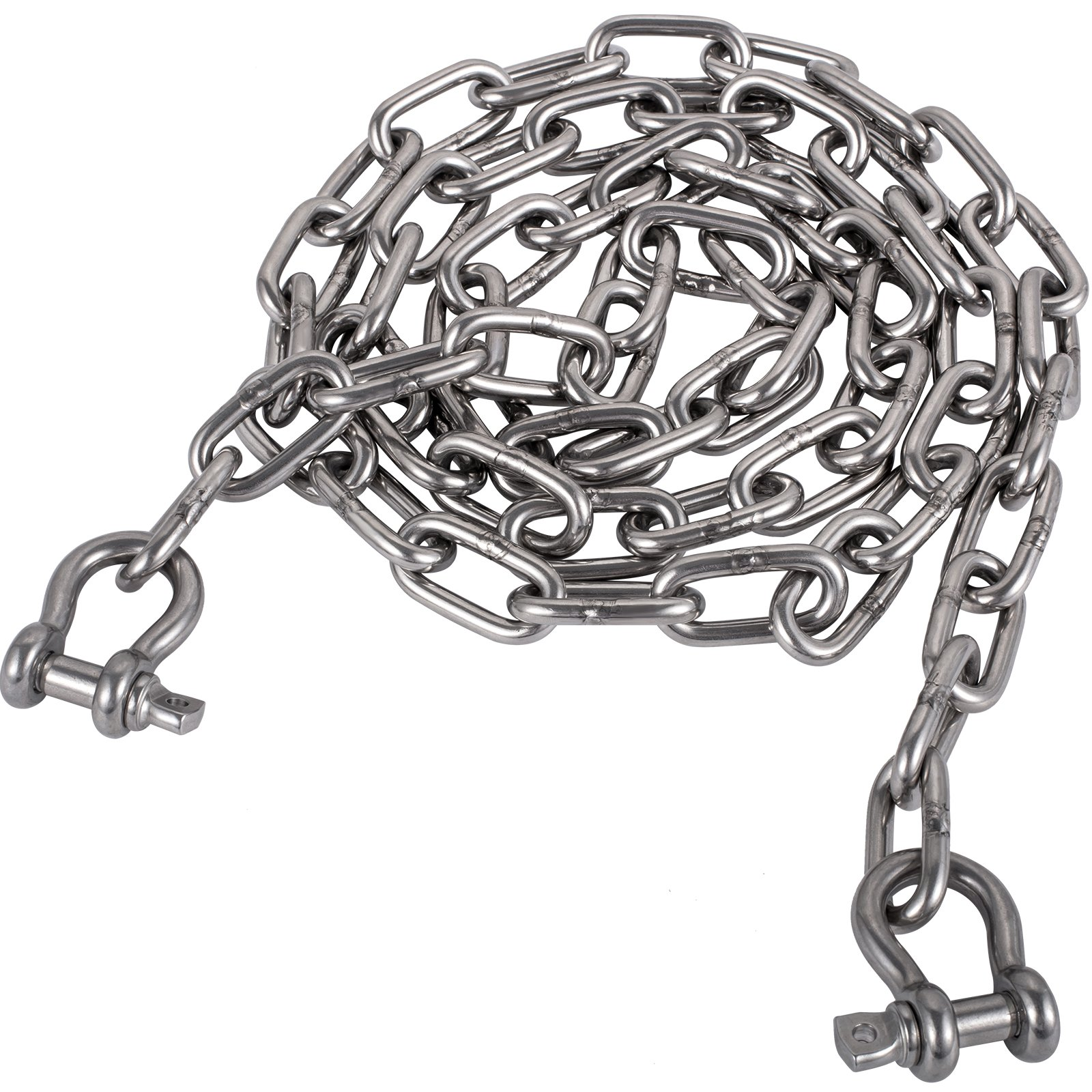 Anchor Chain 10 ft x 5/16" 316 Stainless Steel w/Shackle for Boats 7120lbs Load - Picture 10 of 10