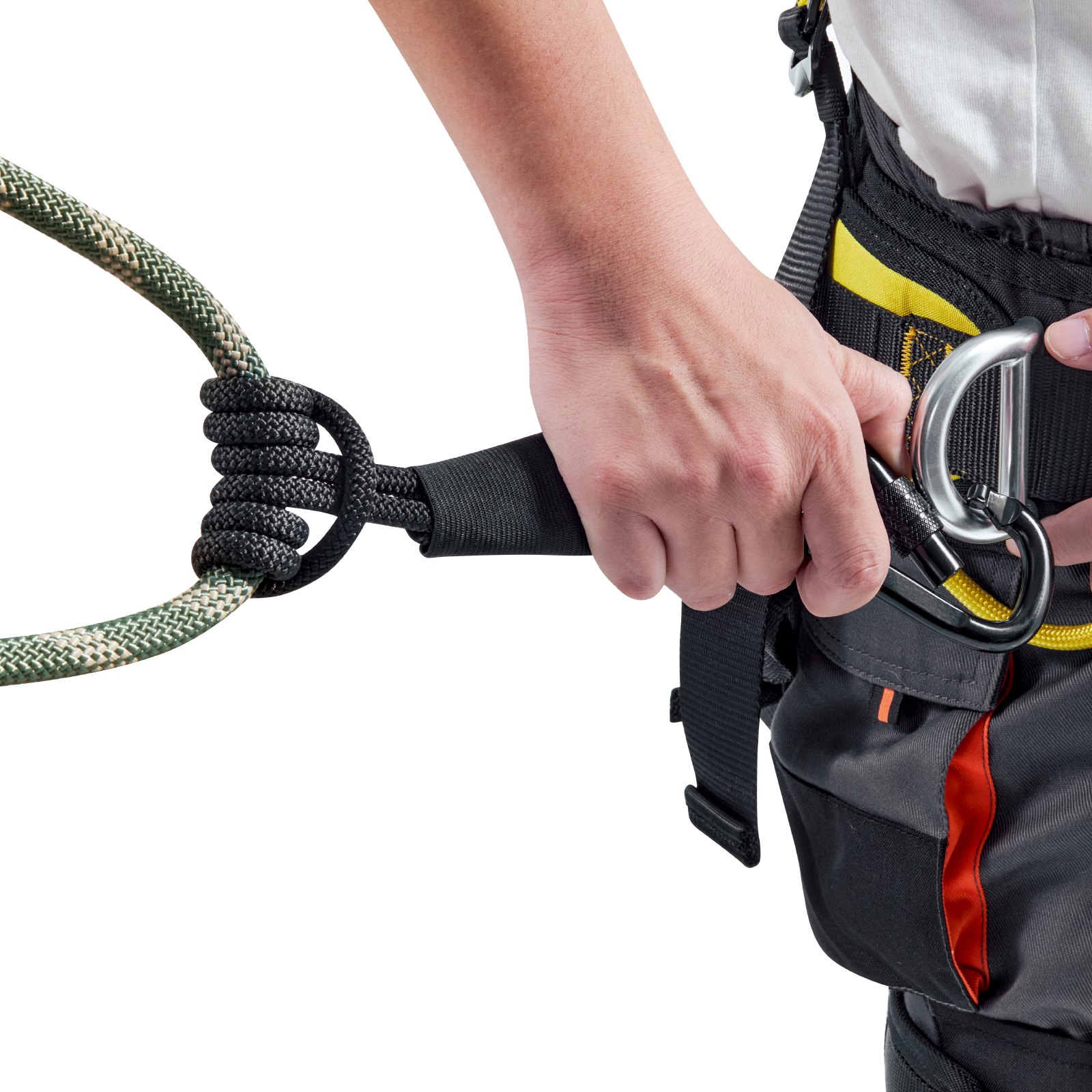 Cuerda de seguridad con soporte de árbol VEVOR, para correa de árbol y escalada - Imagen 9 de 10