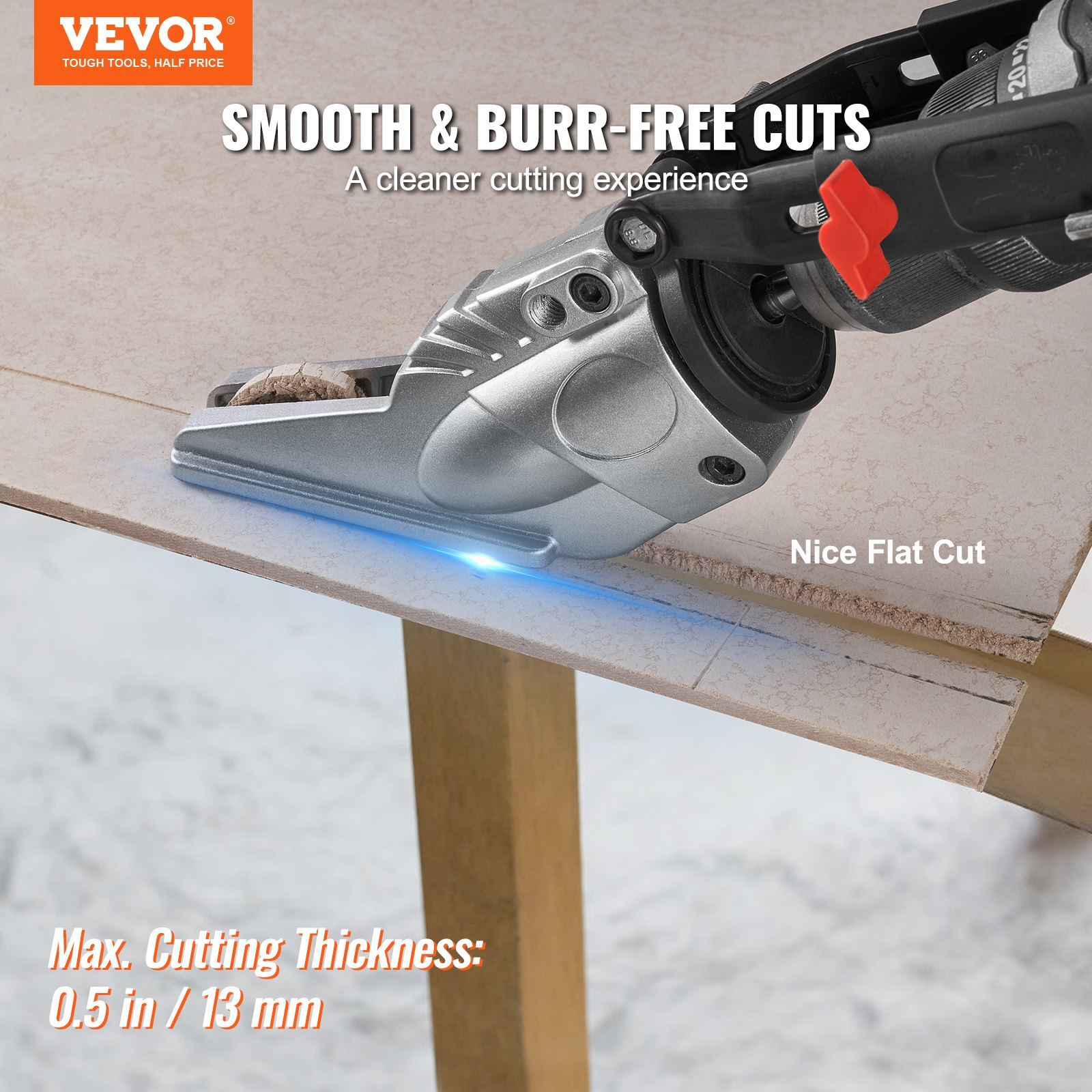 Board Cutter Drill Attachment, Board Shears Attachment, with 360 Degree Pivotin - Picture 1 of 10