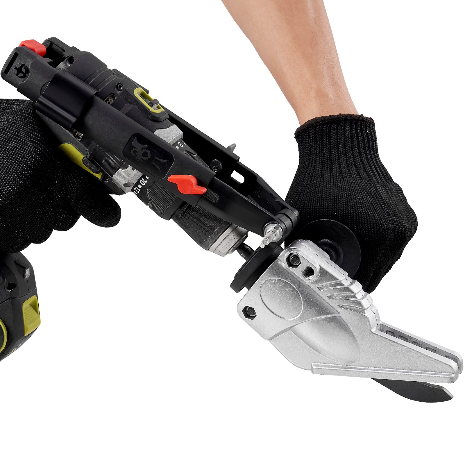 Board Cutter Drill Attachment, Board Shears Attachment, with 360 Degree Pivotin - Picture 8 of 10