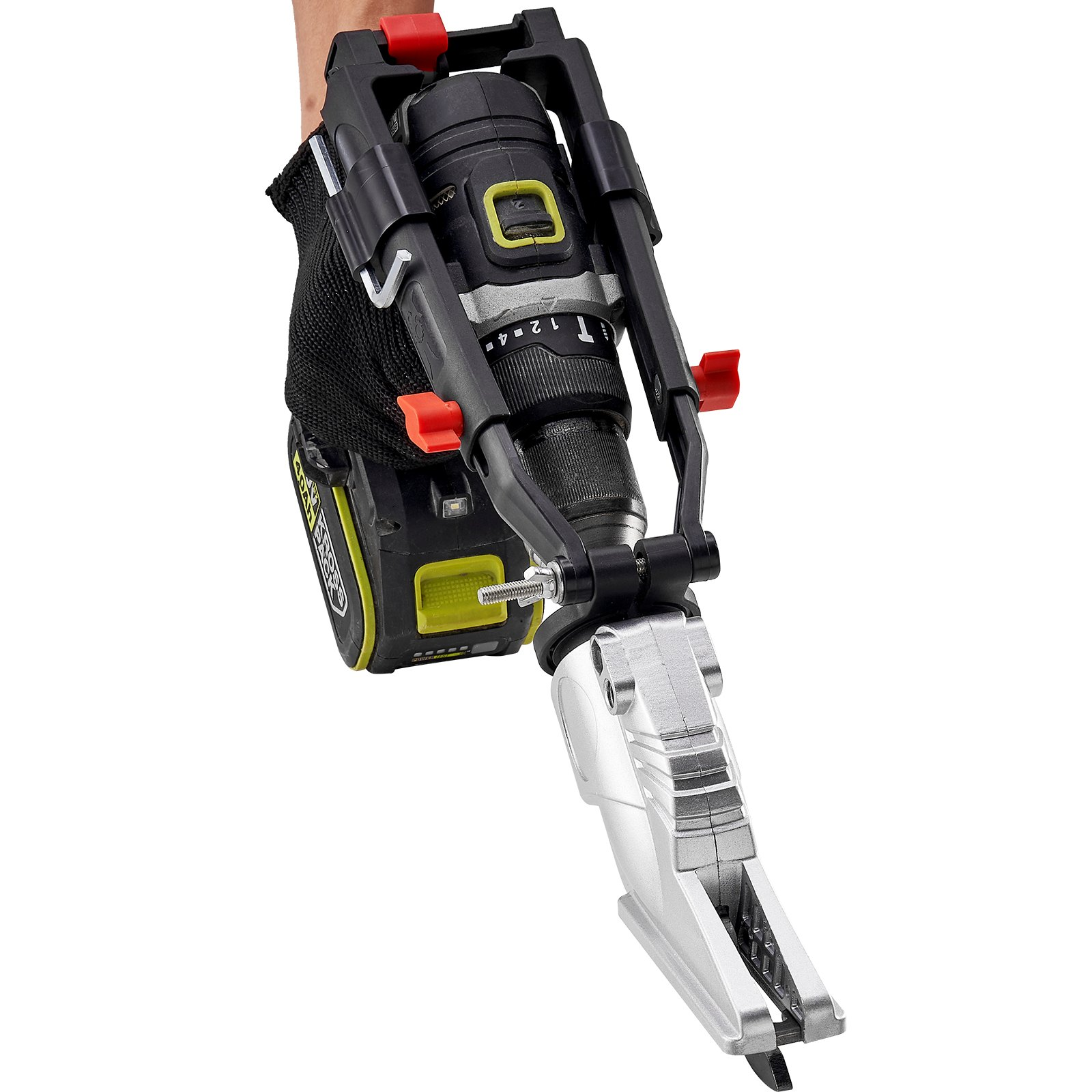 Board Cutter Drill Attachment, Board Shears Attachment, with 360 Degree Pivotin - Picture 9 of 10