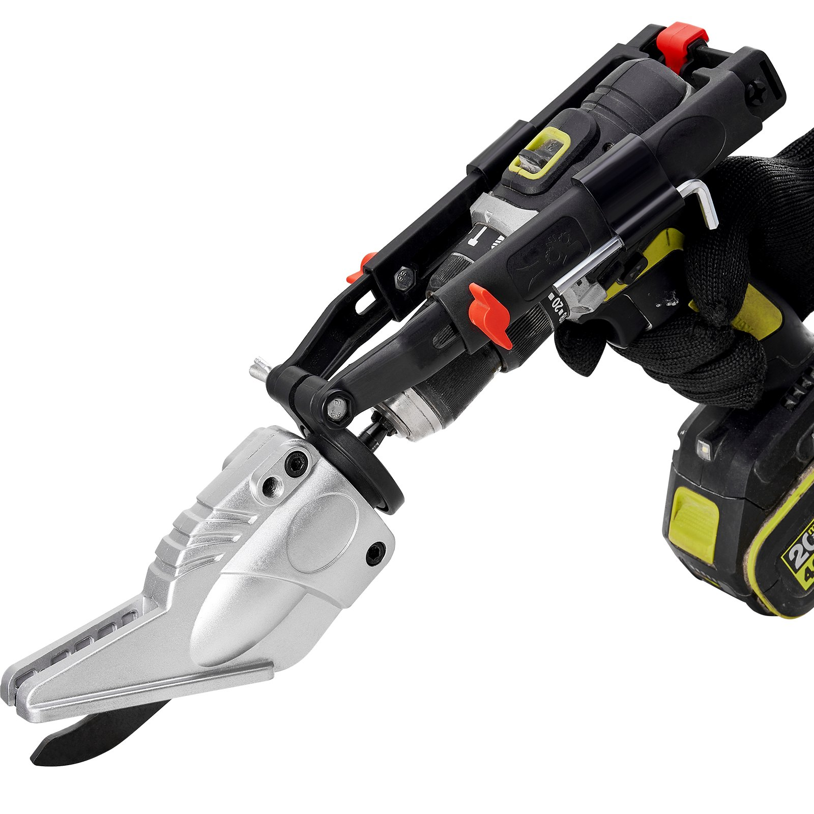 Board Cutter Drill Attachment, Board Shears Attachment, with 360 Degree Pivotin - Picture 10 of 10