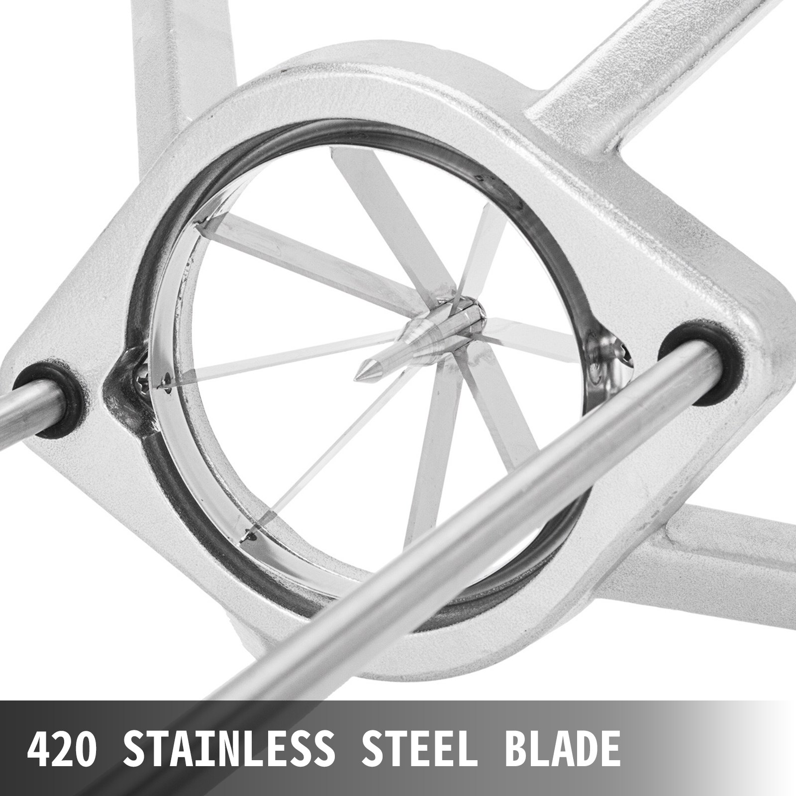 8-Section Commercial Easy Wedger Stainless Steel Blade Fruit Lime Slicer, Lemon - Picture 2 of 10