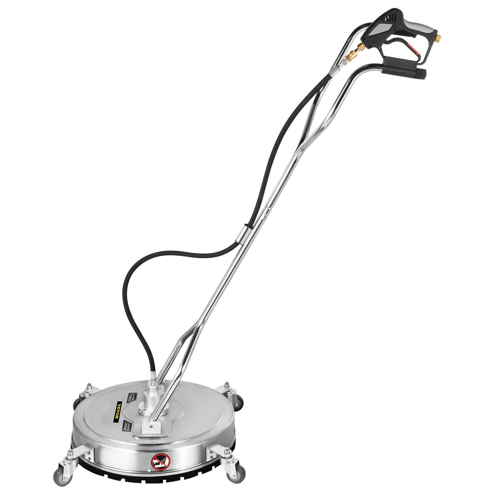 VEVOR Flat Surface Cleaner Pressure Surface Washer 24'' Max.4000 PSI Dual Handle