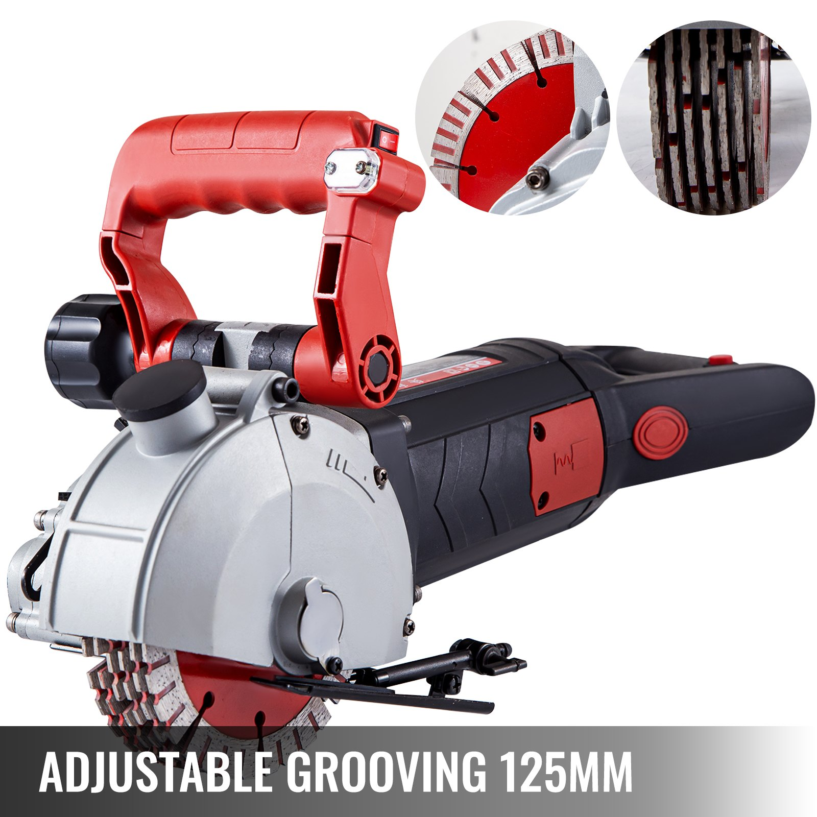 Wall Chaser, 2500W 38 mm Cutting Width, One-time Forming Dustless