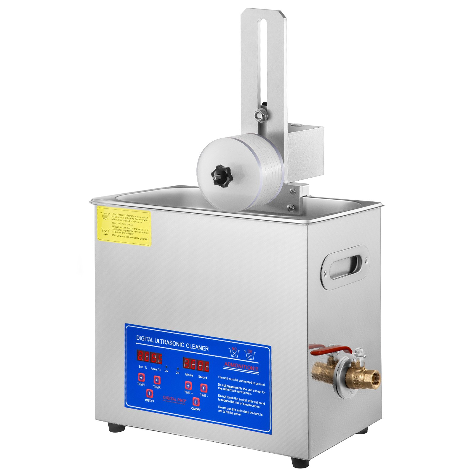 6L Ultrasonic Vinyl Record Cleaner 8 Records 7-12" Cleaning Machine 180W - Bild 9 von 12