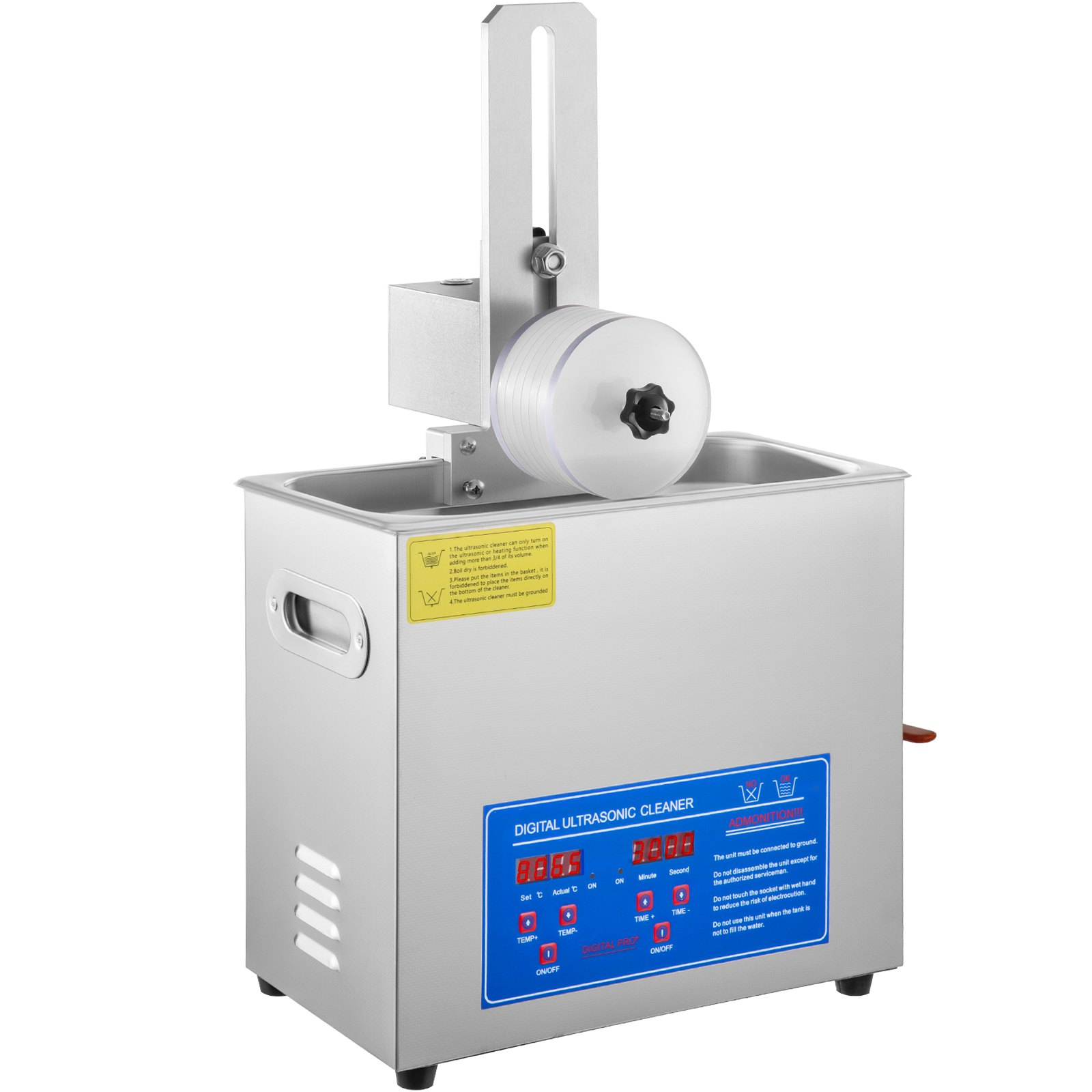 6L Ultrasonic Vinyl Record Cleaner 8 Records 7-12" Cleaning Machine 180W - Bild 10 von 12