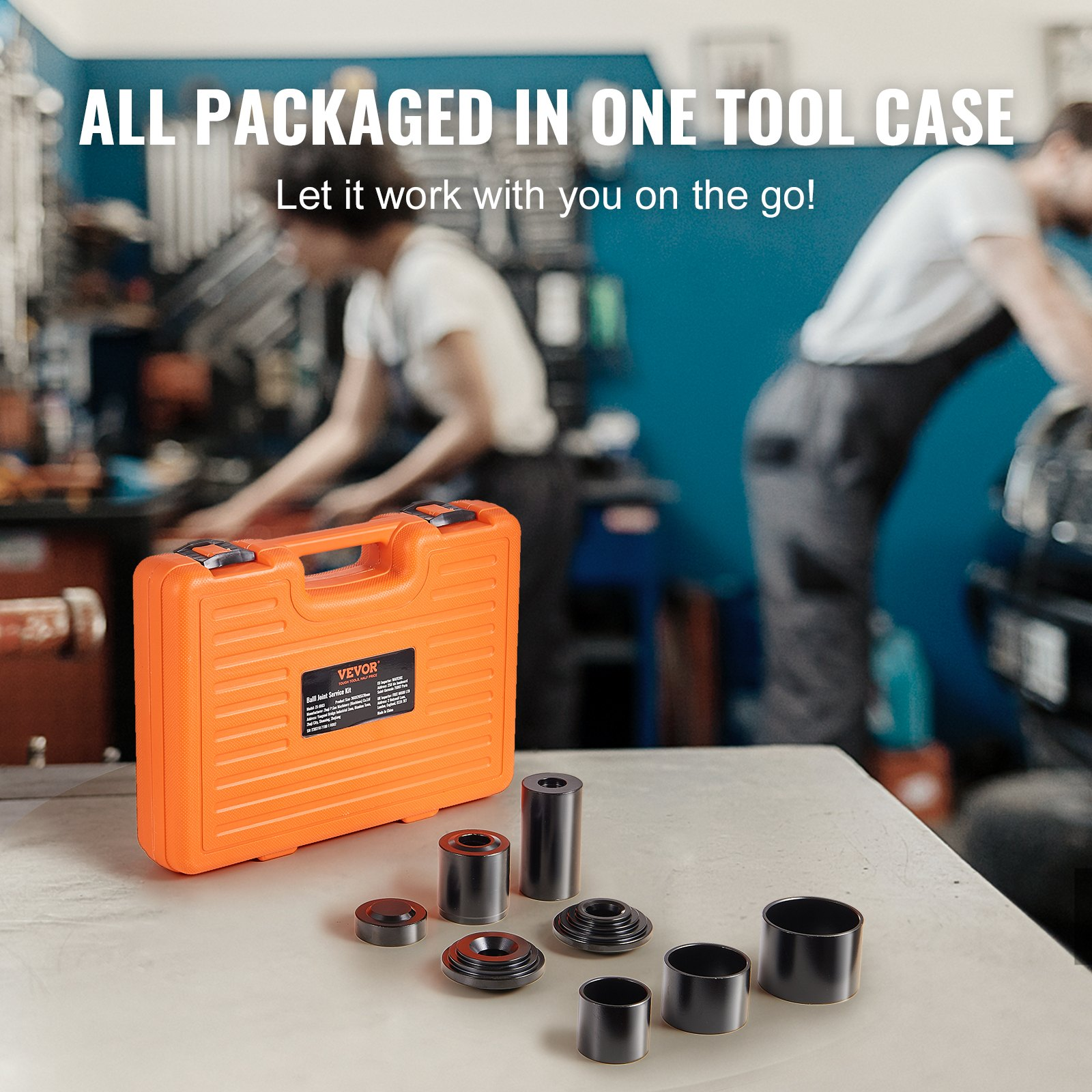 Ball Joint Press Kit C-press Ball Joint Tools 10 pcs Automotive Repair Kit - Picture 6 of 10