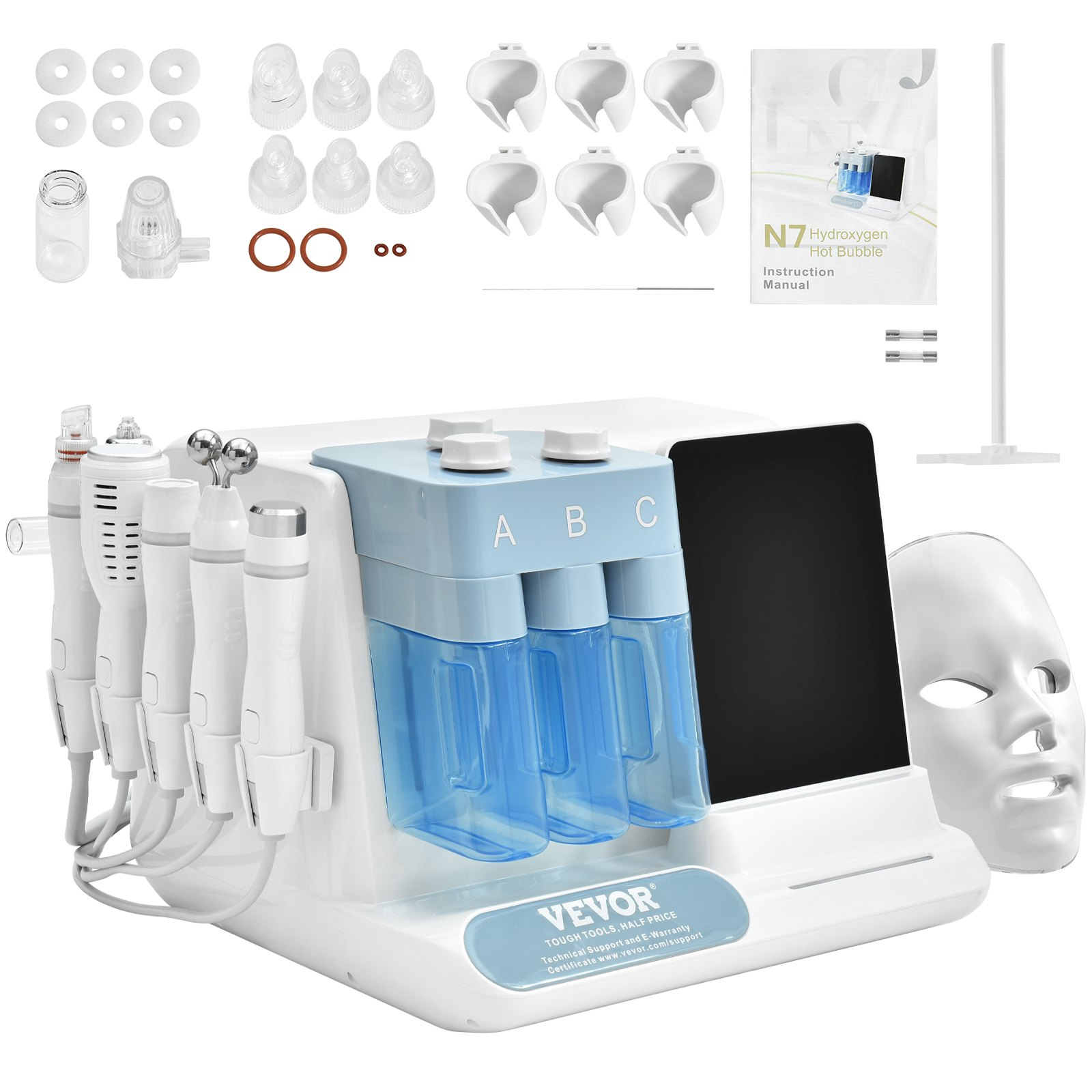 VEVOR 8 in 1 Hydrogen Oxygen Facial Machine for Spa