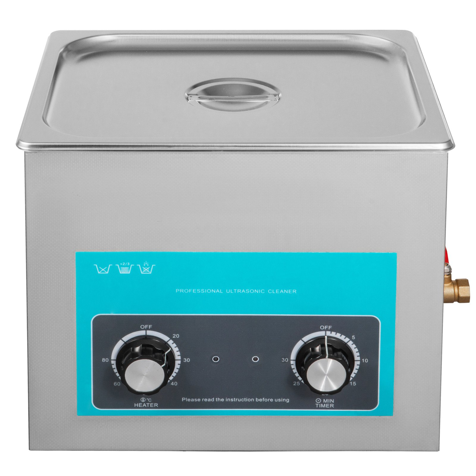Ultrasonic Jewelry Cleaner with Heater Timer for Cleaning Eyeglass Rings Denture - Picture 9 of 10