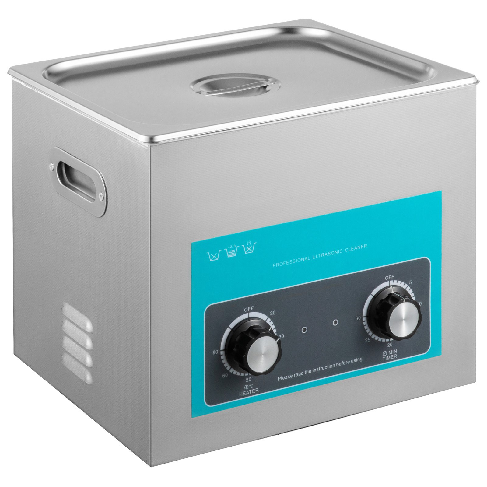 Ultrasonic Jewelry Cleaner with Heater Timer for Cleaning Eyeglass Rings Denture - Picture 10 of 10