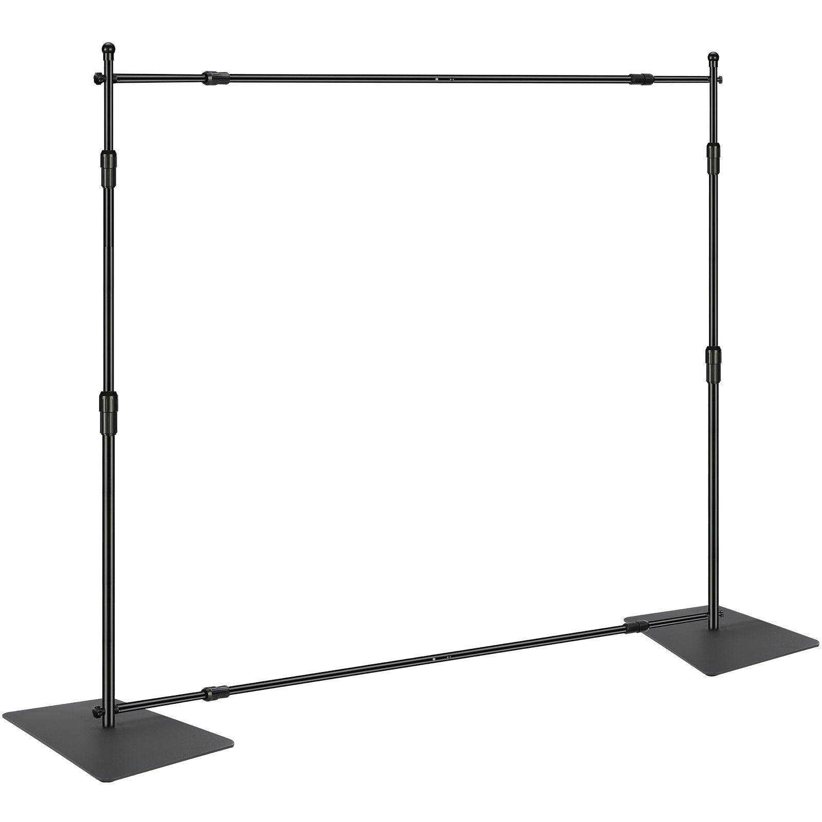 10ft x 10ft Pipe and Drape Kit - Heavy Duty Backdrop Stand with Carbon Steel Bas - Picture 9 of 12