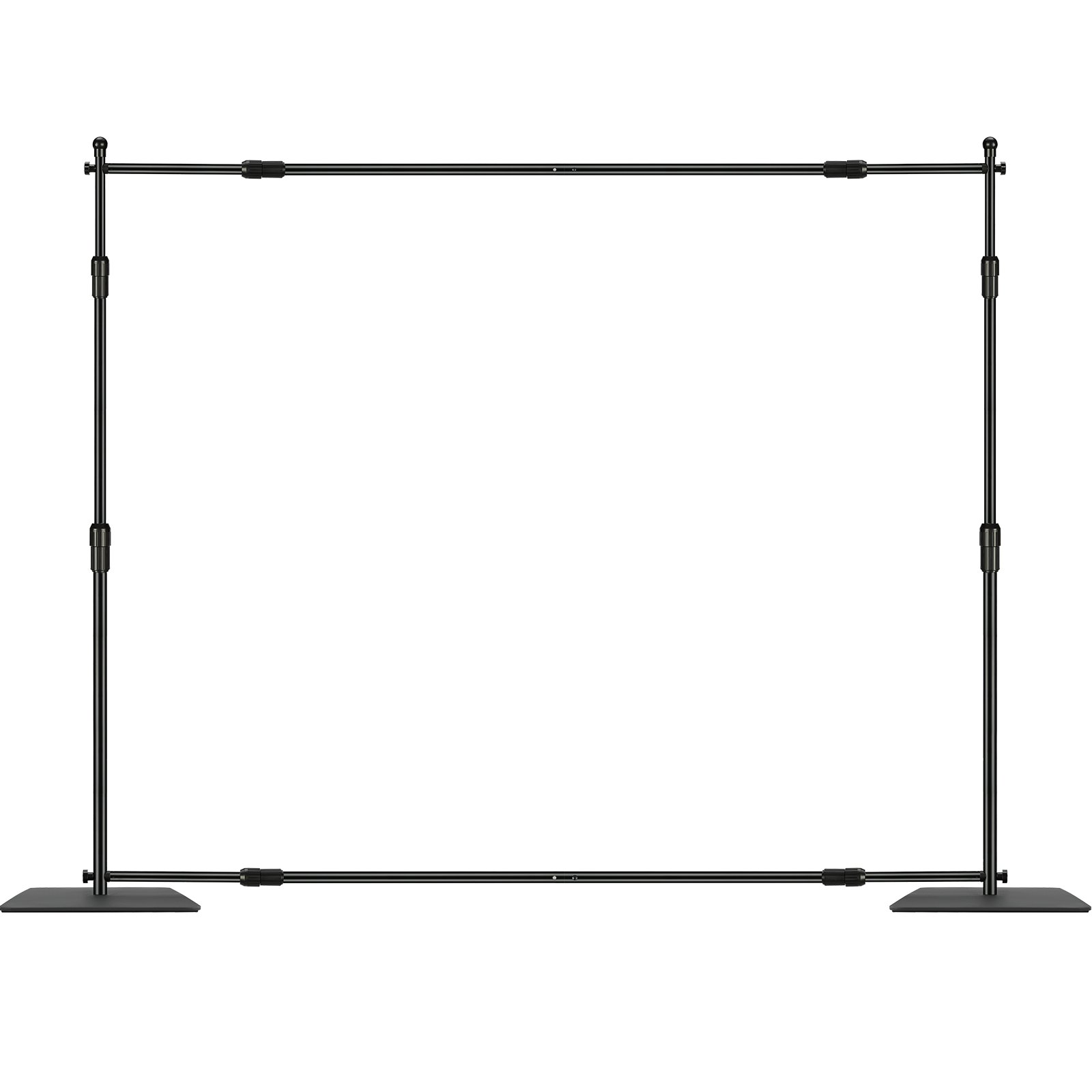 10ft x 10ft Pipe and Drape Kit - Heavy Duty Backdrop Stand with Carbon Steel Bas - Picture 10 of 12