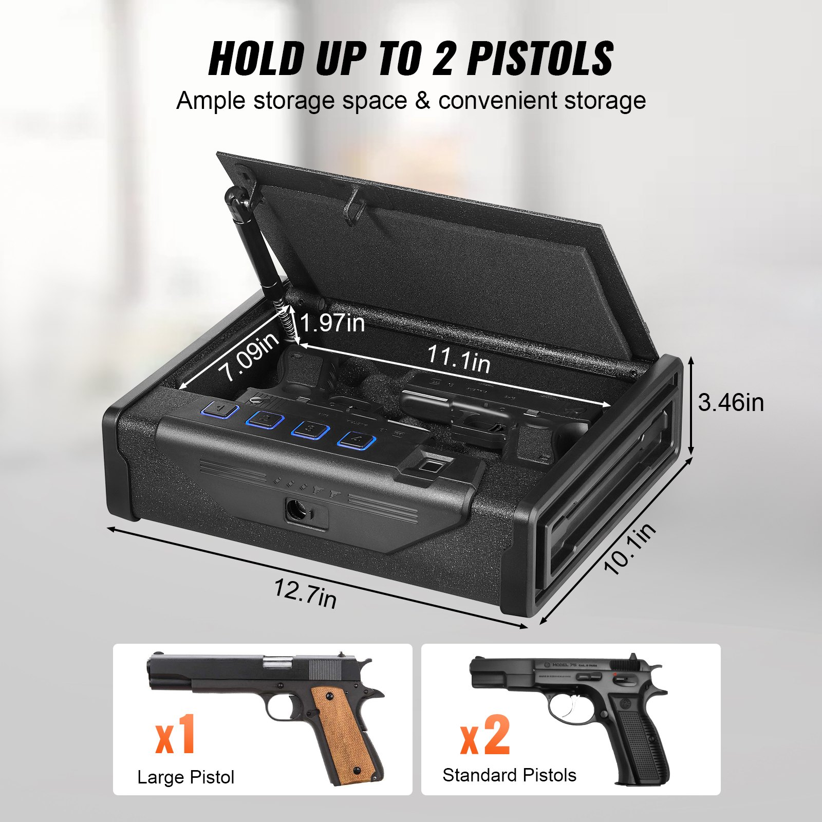 VEVOR Gun Safe for Pistols, Car