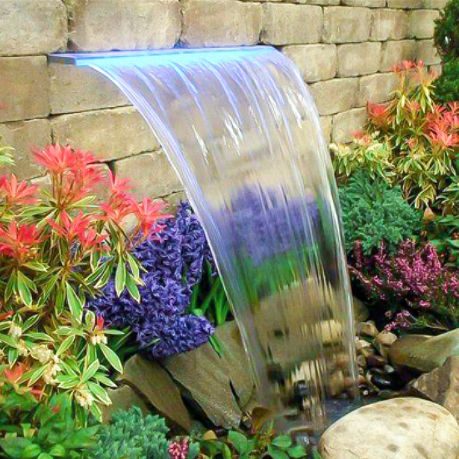 Fountain Spillway 23.6x3.2x8.1 Inch, Square