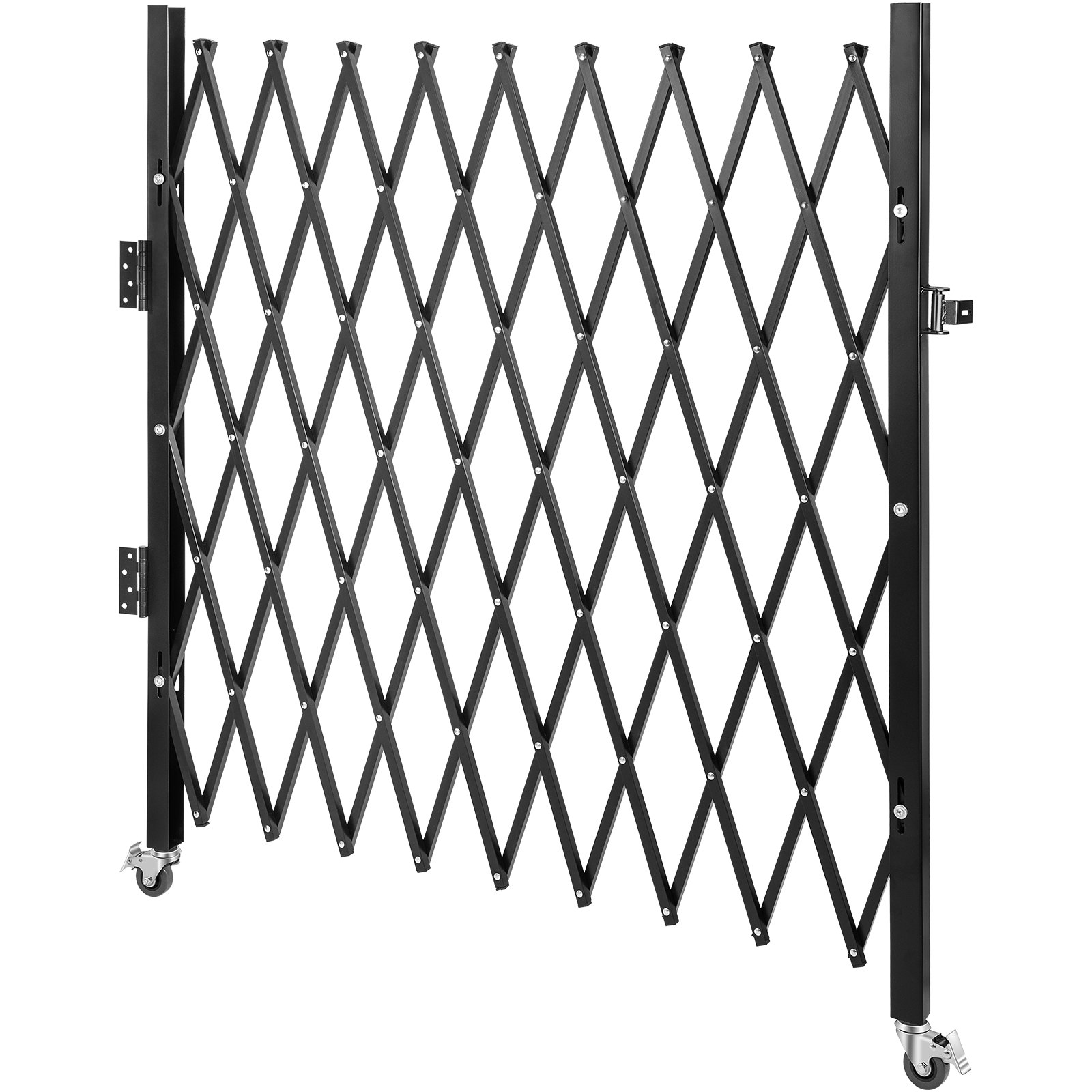 Single Folding Security Gate, Scissor Gate/Door with Padlock