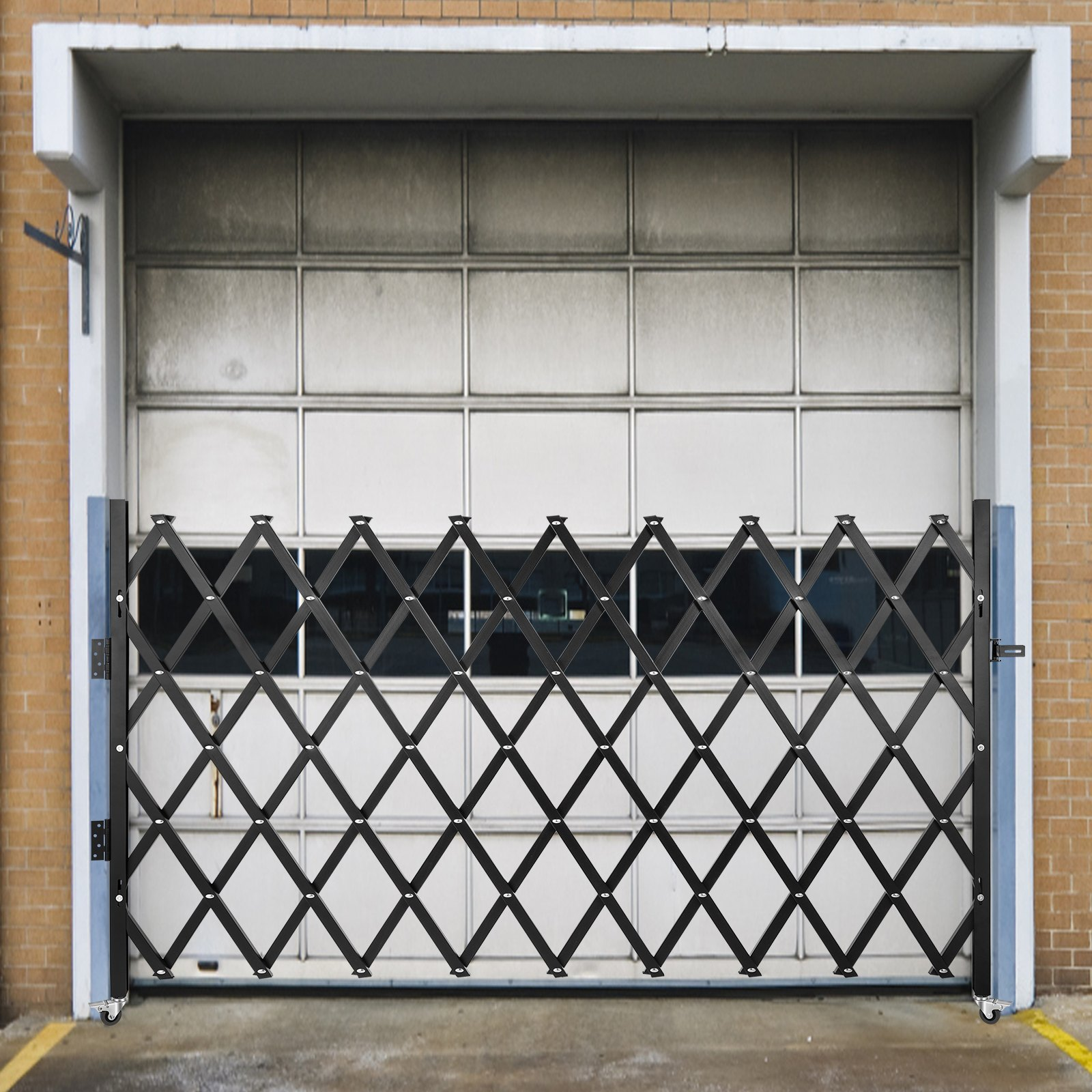 Single Folding Security Gate, Scissor Gate or Door with Padlock