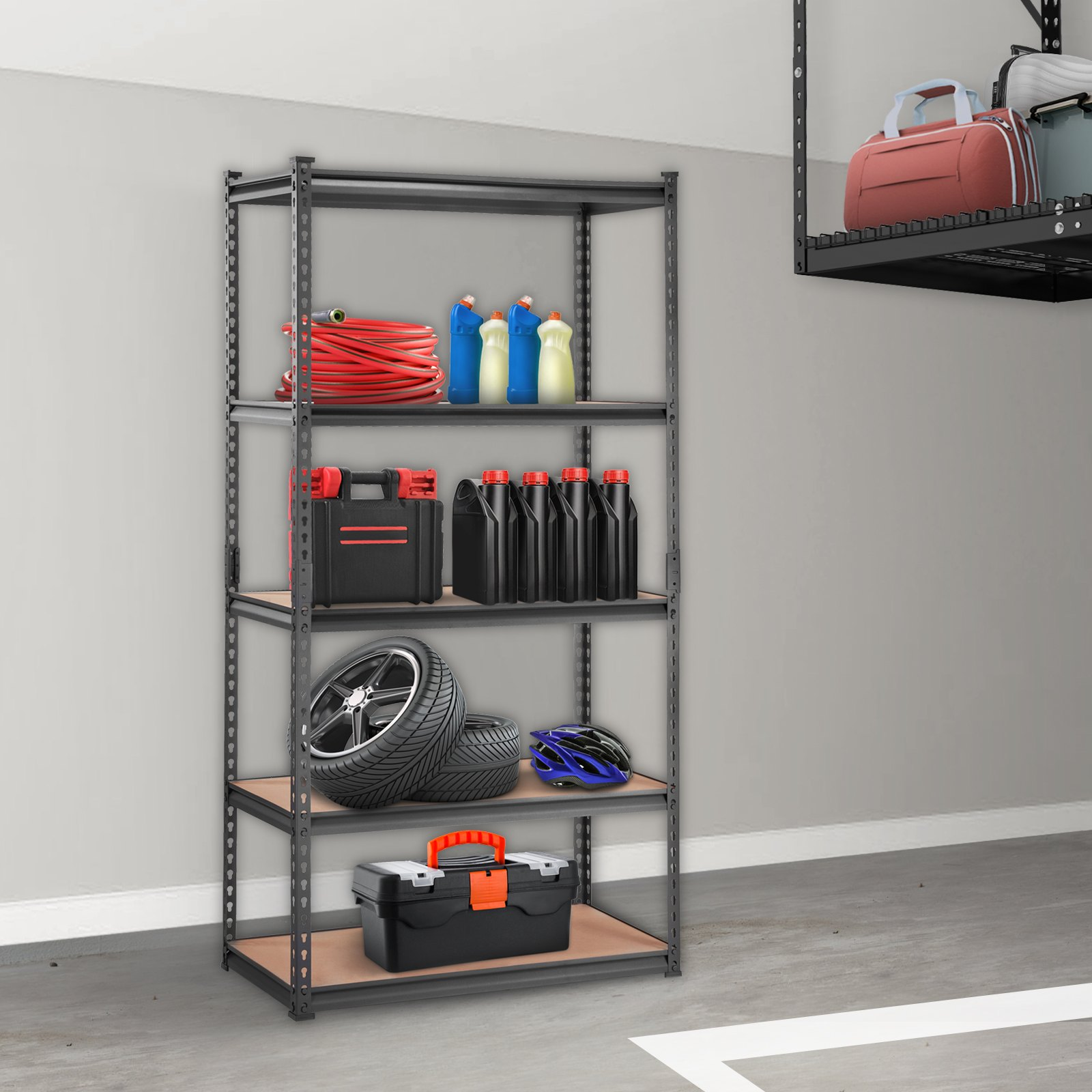 VEVOR Storage Shelving Unit - 5-Tier Adjustable Heavy Duty Garage Shelves Metal