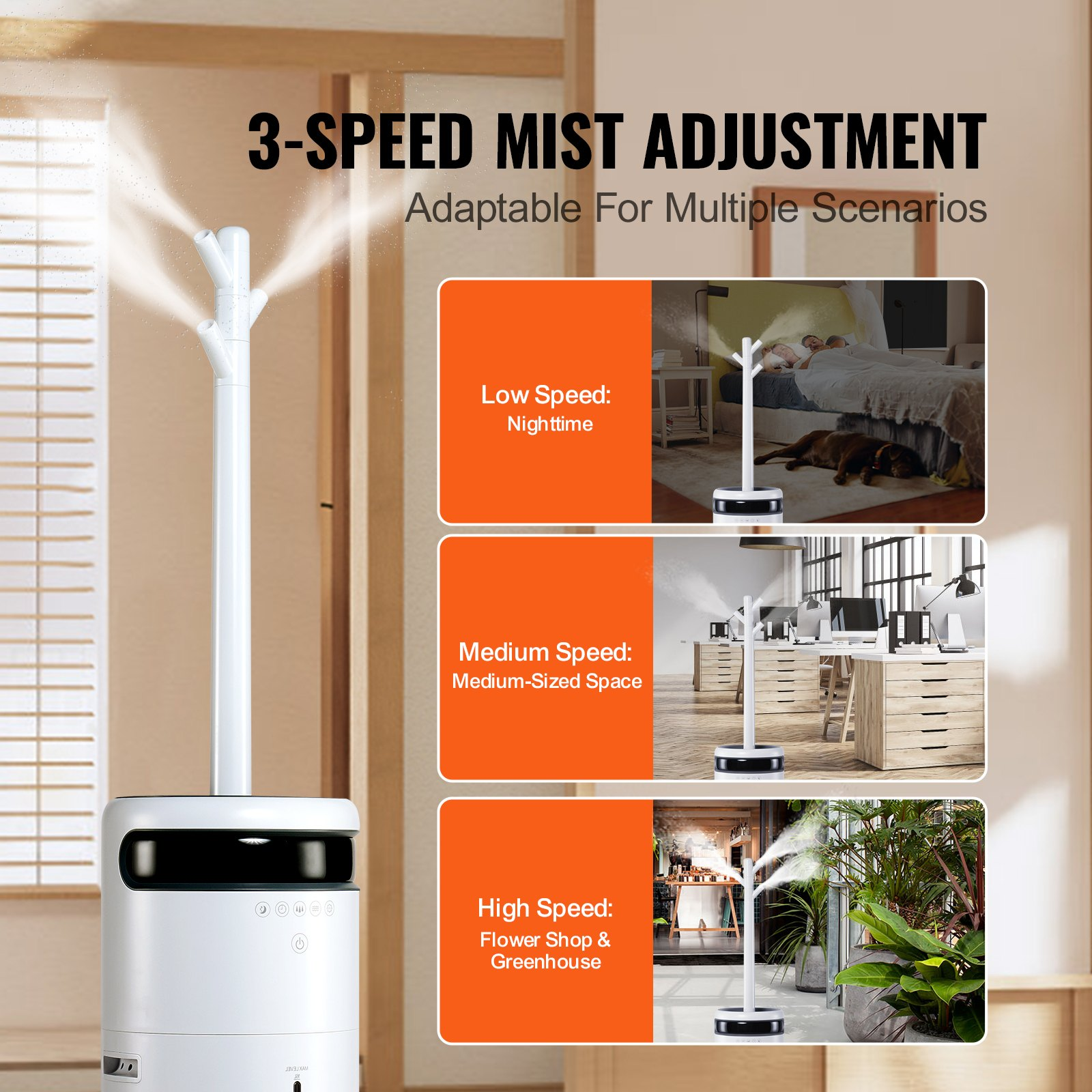 High-Capacity Humidifier for Large Rooms & Whole House, and Commercial Spaces