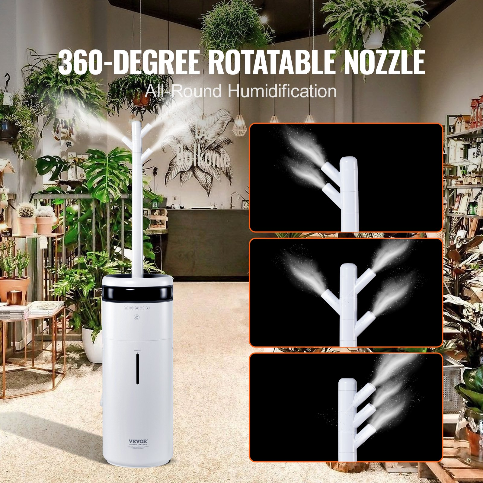 High-Capacity Humidifier for Large Rooms & Whole House, and Commercial Spaces