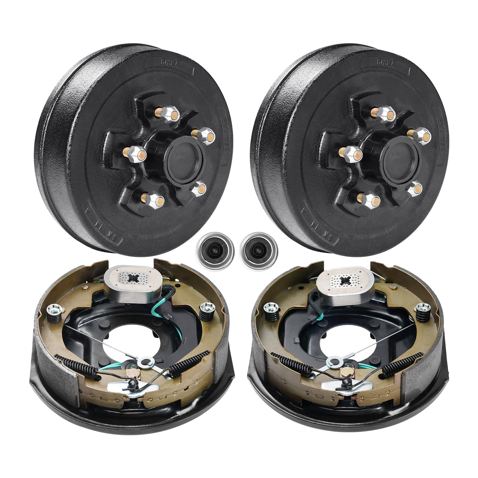 Trailer Hub Drum Kits 5 on 4.5" B.C. with 10" x 2.25" Electric Brakes