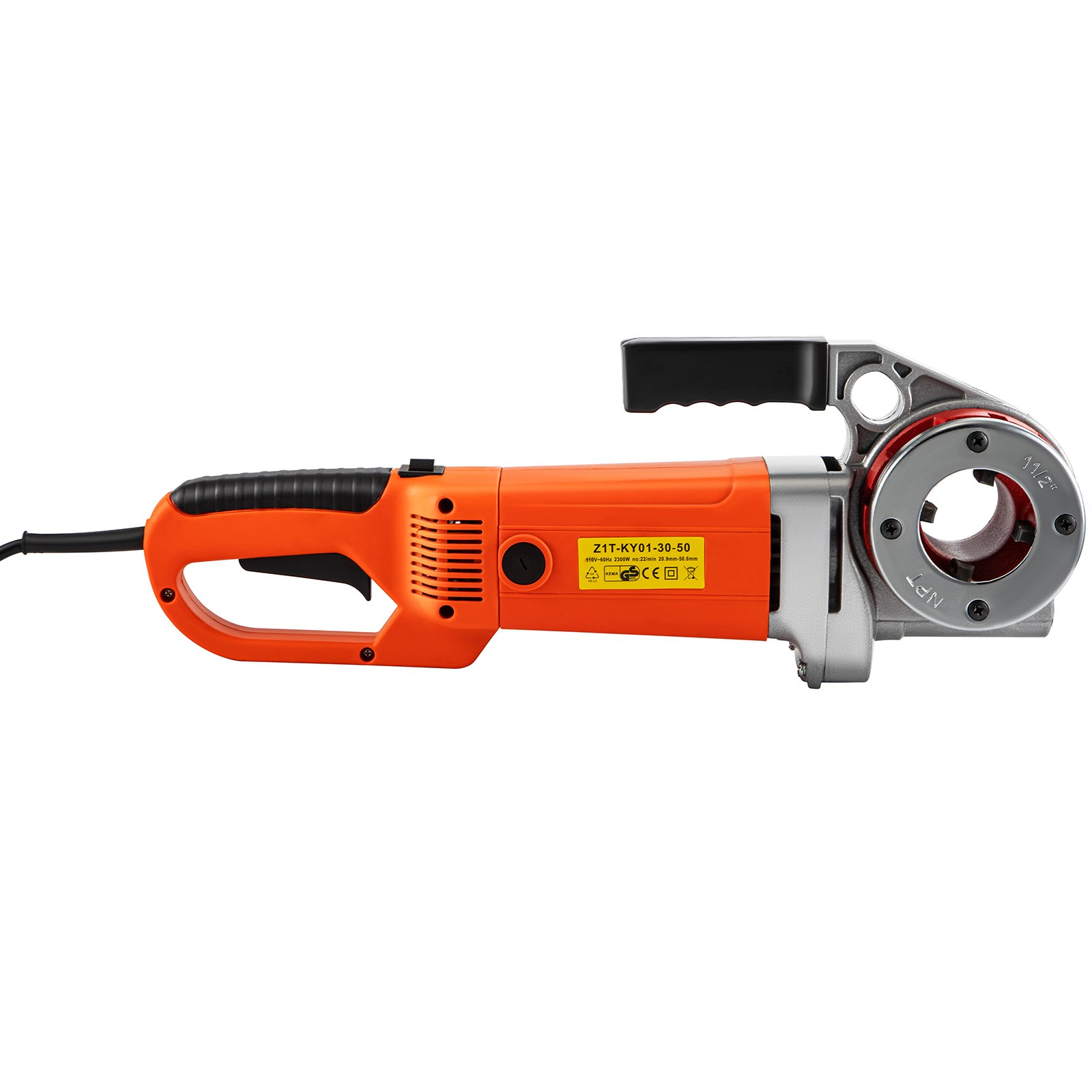 Electric Pipe Threader, 2300W Pipe Threading Machine with 6 Dies 1/2"-2", 110V