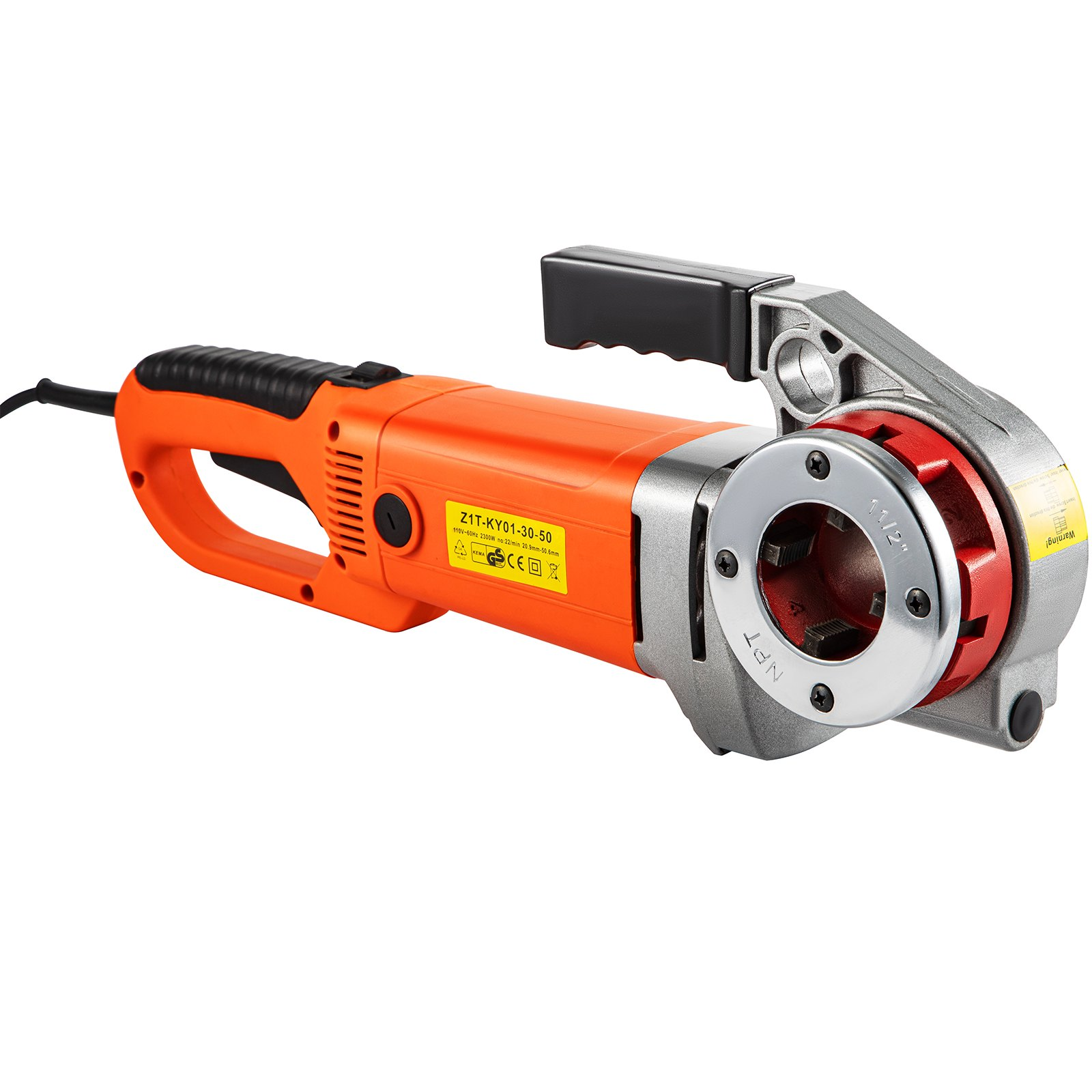 Electric Pipe Threader, 2300W Pipe Threading Machine with 6 Dies 1/2"-2", 110V