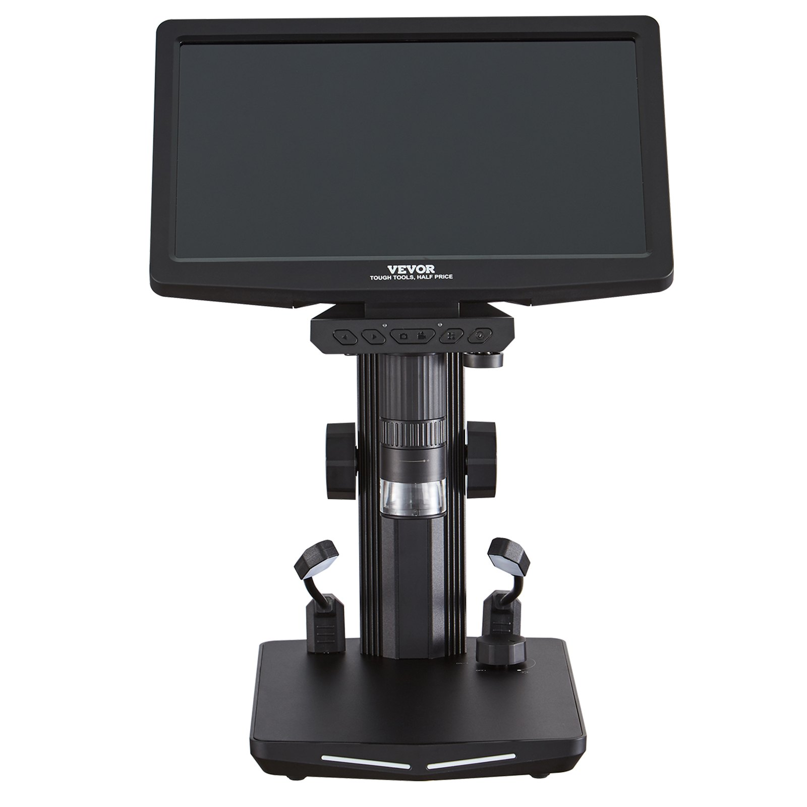 10.1" LCD Digital Microscope for Adults - 1300X Magnification, IPS Screen, 8 LED