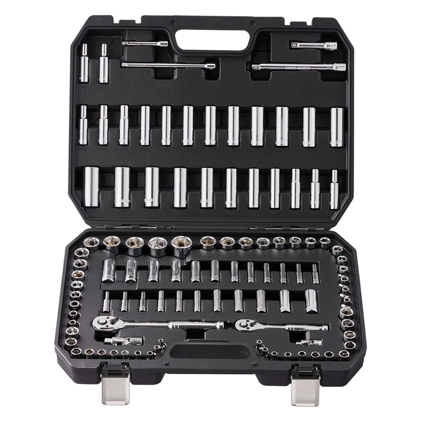 106 Pc Socket & Ratchet Set 1/4