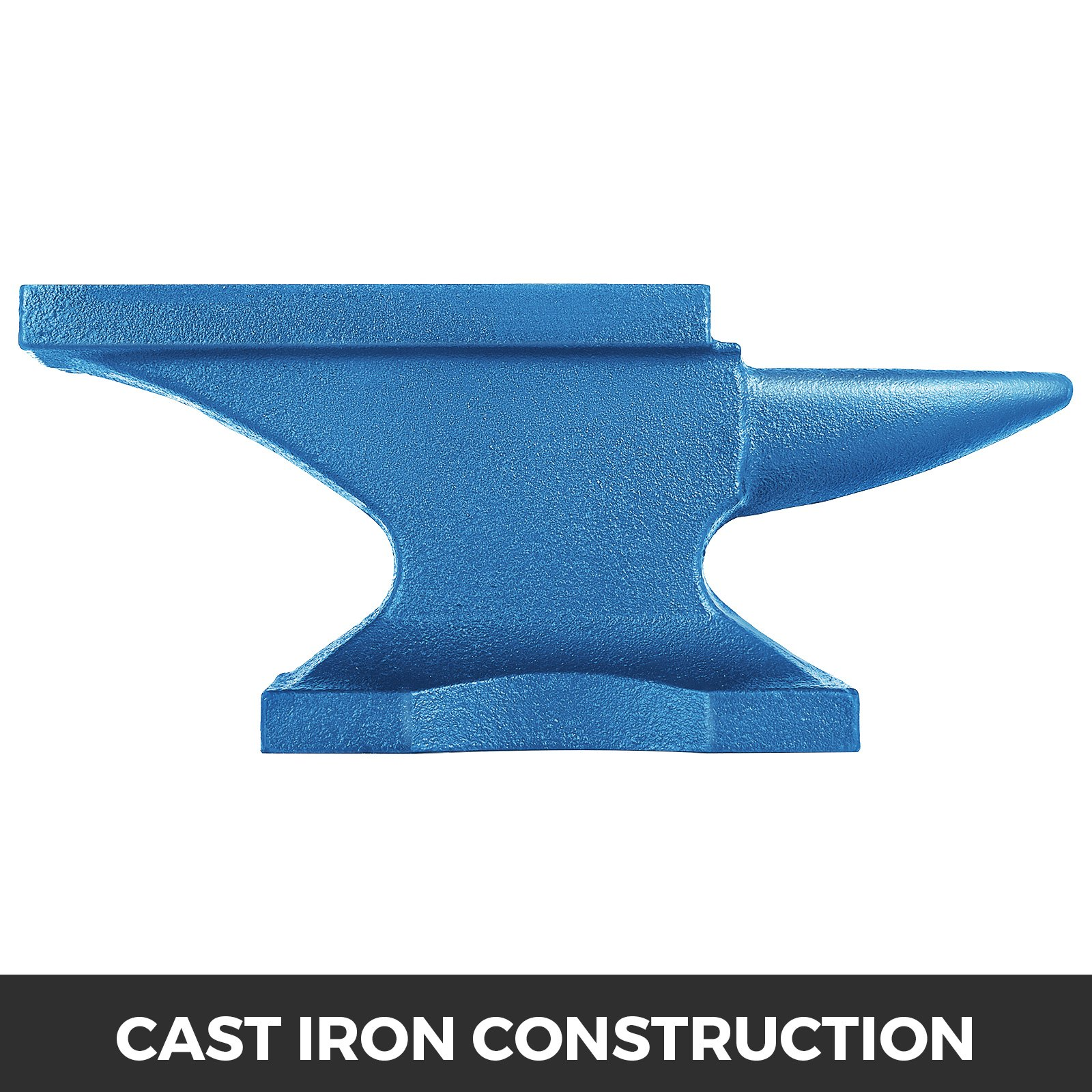 VEVOR Single Horn Cast Iron Blacksmith Anvil for Forge Tools and Equipment