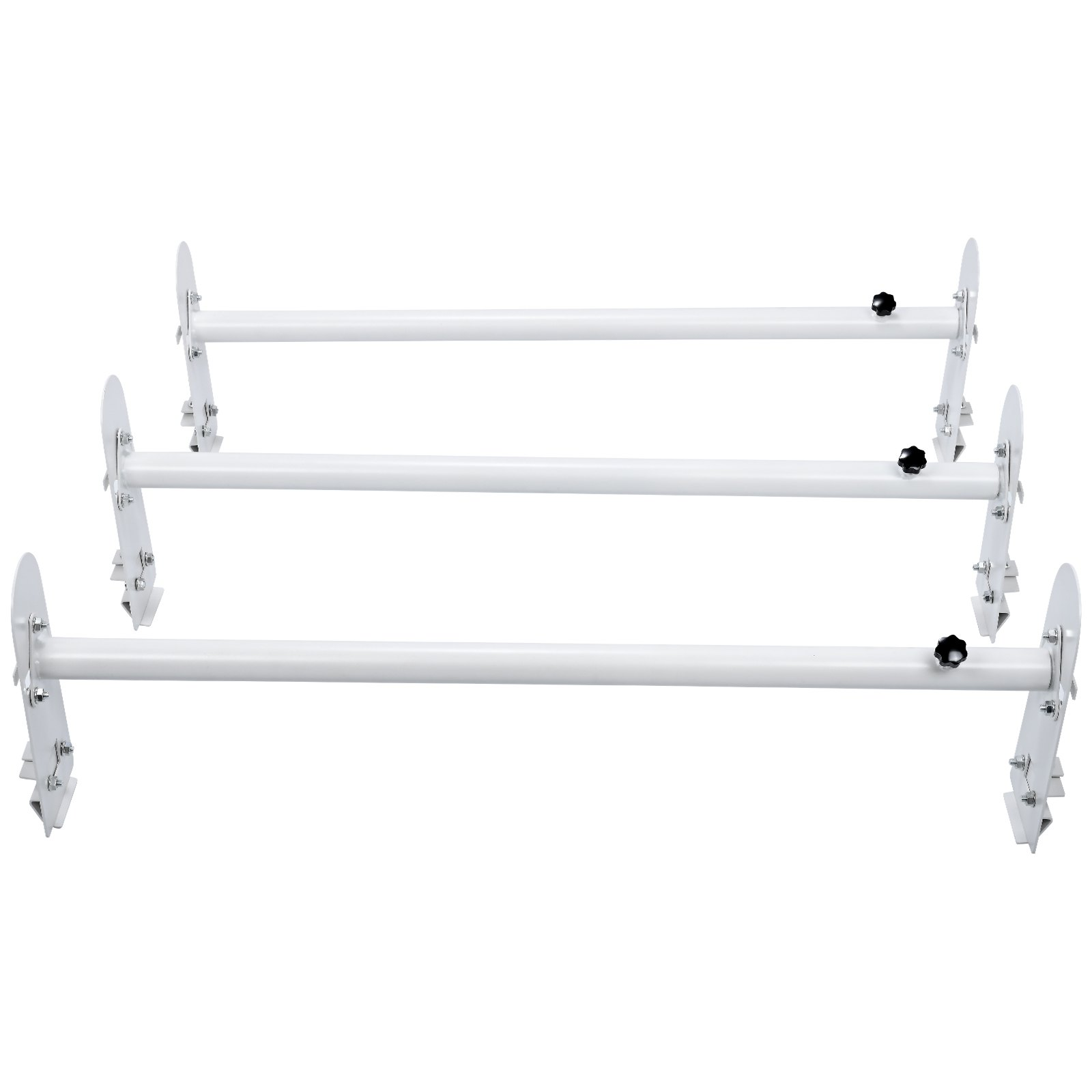 Heavy-Duty Van Roof Ladder Rack - 750 LBS Capacity, Adjustable Length 40.2" to 7